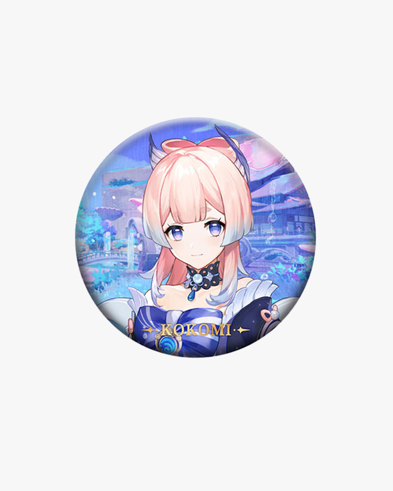 Genshin Impact Character Badge Set Vol.3 - Anime Collectible Pins for Fans, Cosplay, Backpacks & Gift Giving
