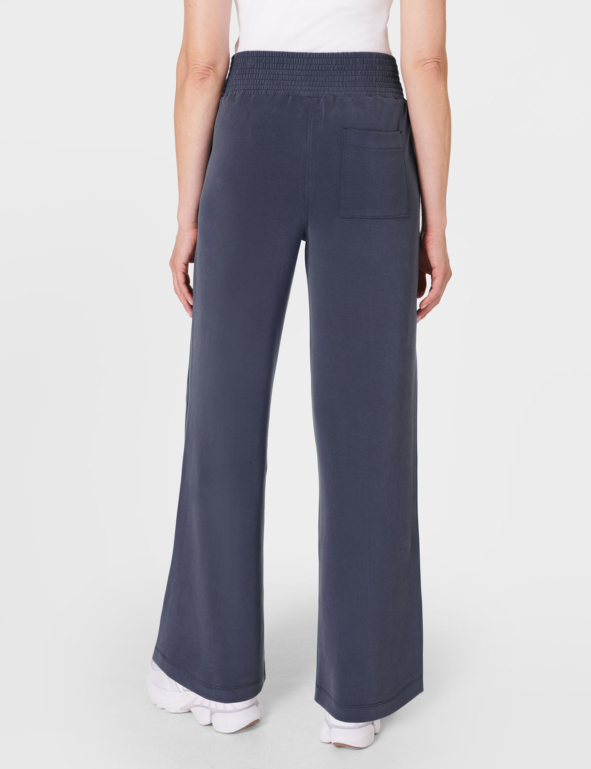 Sand Wash Cloud Weight Track Trousers for Women - Navy Blue Joggers for Running, Yoga & Lounge Wear | Comfortable Athletic Pants