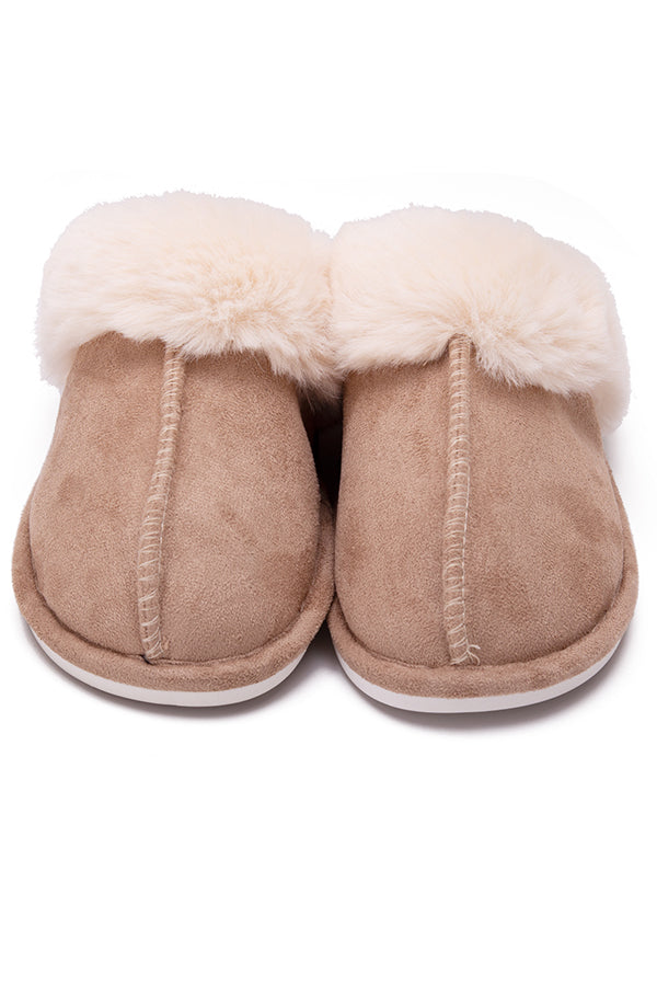 Cozy Plush Cotton Slippers for Women & Men - Soft Indoor House Shoes with Non-Slip Sole - Perfect for Winter, Home, Office and Hotel Use