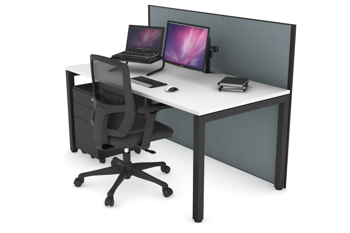 Horizon Quadro Square Legs Office Desk - 63