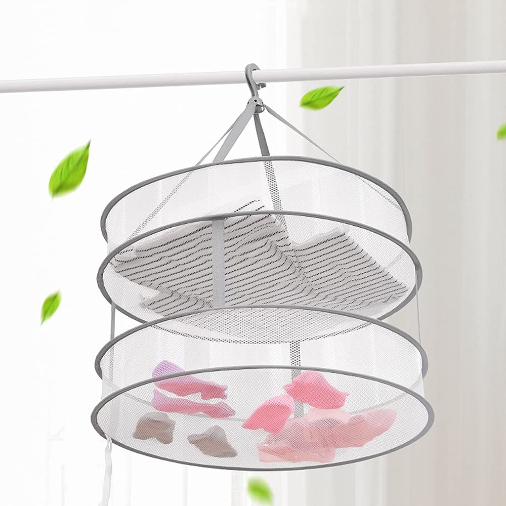 Foldable Mesh Sweater Drying Rack - Space Saving Flat Clothes Hanger for Delicate Garments | Perfect for Small Apartments, Laundry Rooms & Travel Use (Style 5)