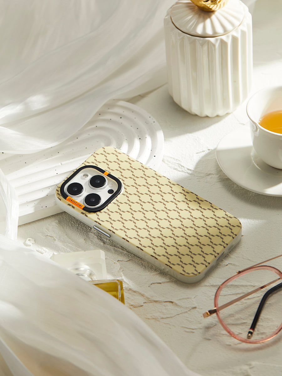 Custom Logo Phone Case - Light Coffee Color - Perfect for iPhone & Samsung Galaxy - Stylish & Protective Cover for Everyday Use