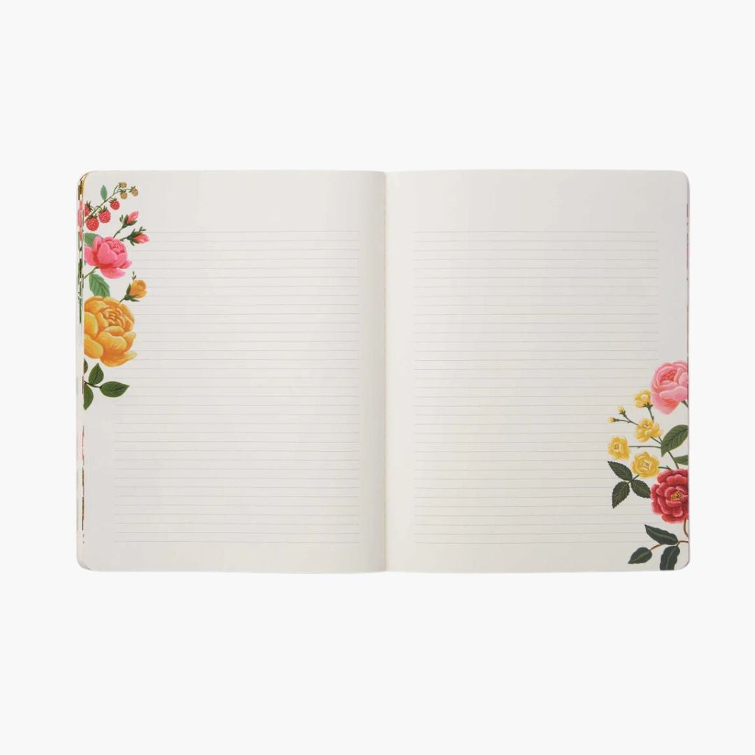 2025 Roses 12-Month Planner - Floral Appointment Notebook with Monthly & Weekly Views - Perfect for Office, School & Personal Organization