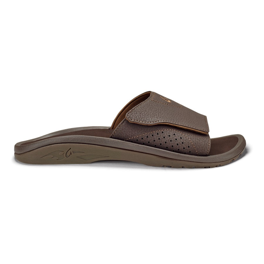 Olukai Nalu Slide Men's Comfortable Waterproof Sandals for Beach, Pool & Outdoor Activities - Lightweight & Durable Flip Flops