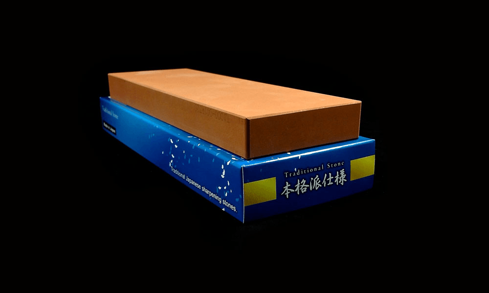 Naniwa Traditional 1000 Grit Sharpening Stone T-210 - Premium Whetstone for Knives, Tools & Kitchen Cutlery | Perfect for Home Chefs & Woodworkers