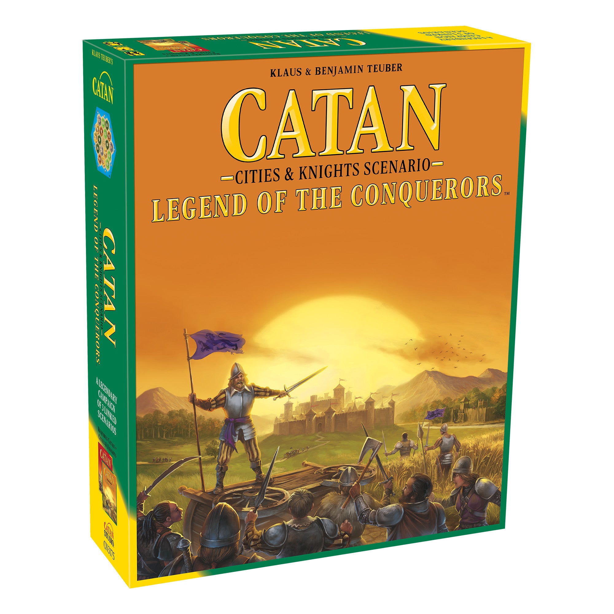 CATAN Board Game - Legend of the Conquerors Expansion | Strategy Game for Adults & Teens | Perfect for Family Game Nights & Game Parties