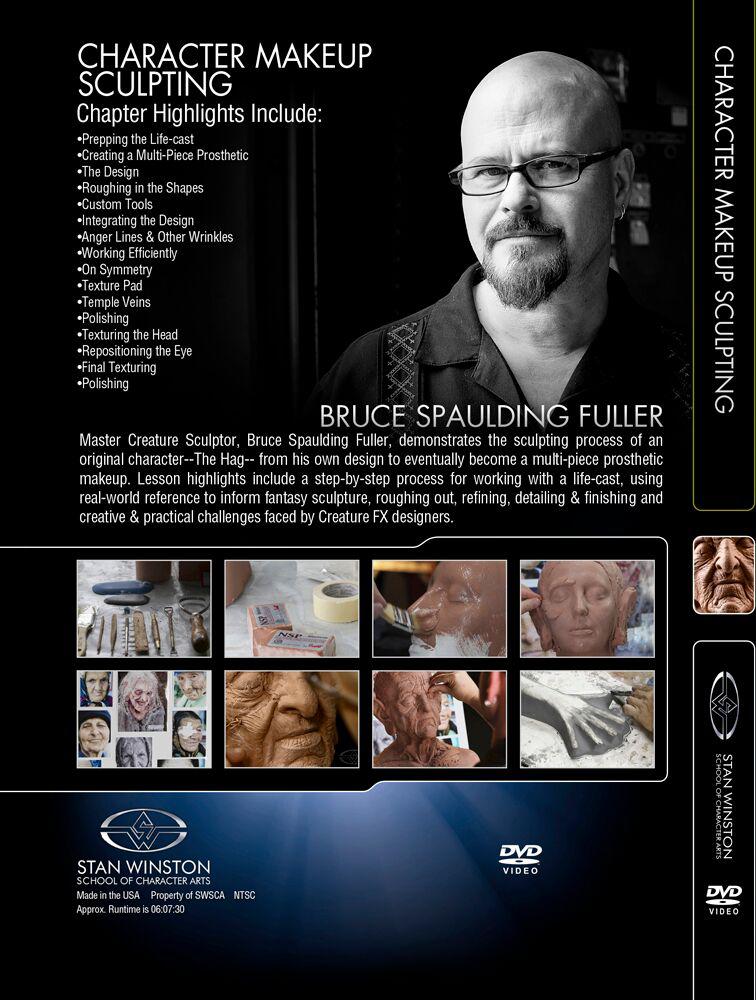 Stan Winston Studio Character Makeup Sculpting DVD - Professional Special FX Makeup Tutorial for Halloween, Cosplay & Film Effects