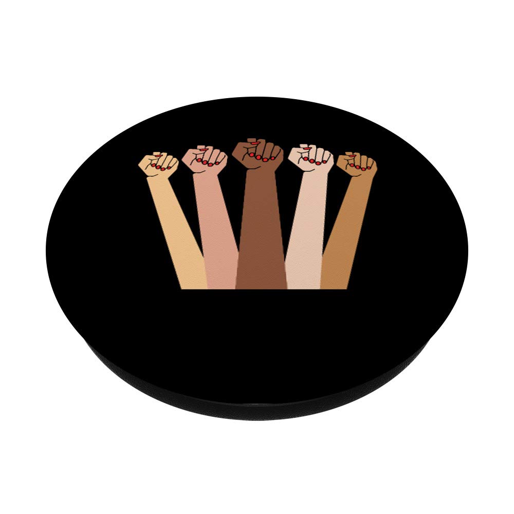 BLM Feminist Gifts - Women Empowerment PopGrip for Phones & Tablets - Perfect for Activists & Daily Use