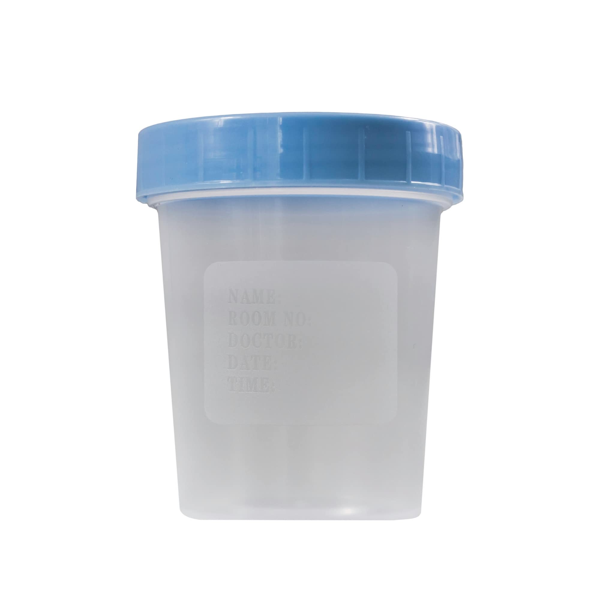 Vakly 4oz Leak-Proof Screw Top Specimen Cups - Pack of 1000 Non-Sterile Urine Sample Containers with Blue/Green Lids | Medical Testing, Lab Samples, Home Health Monitoring