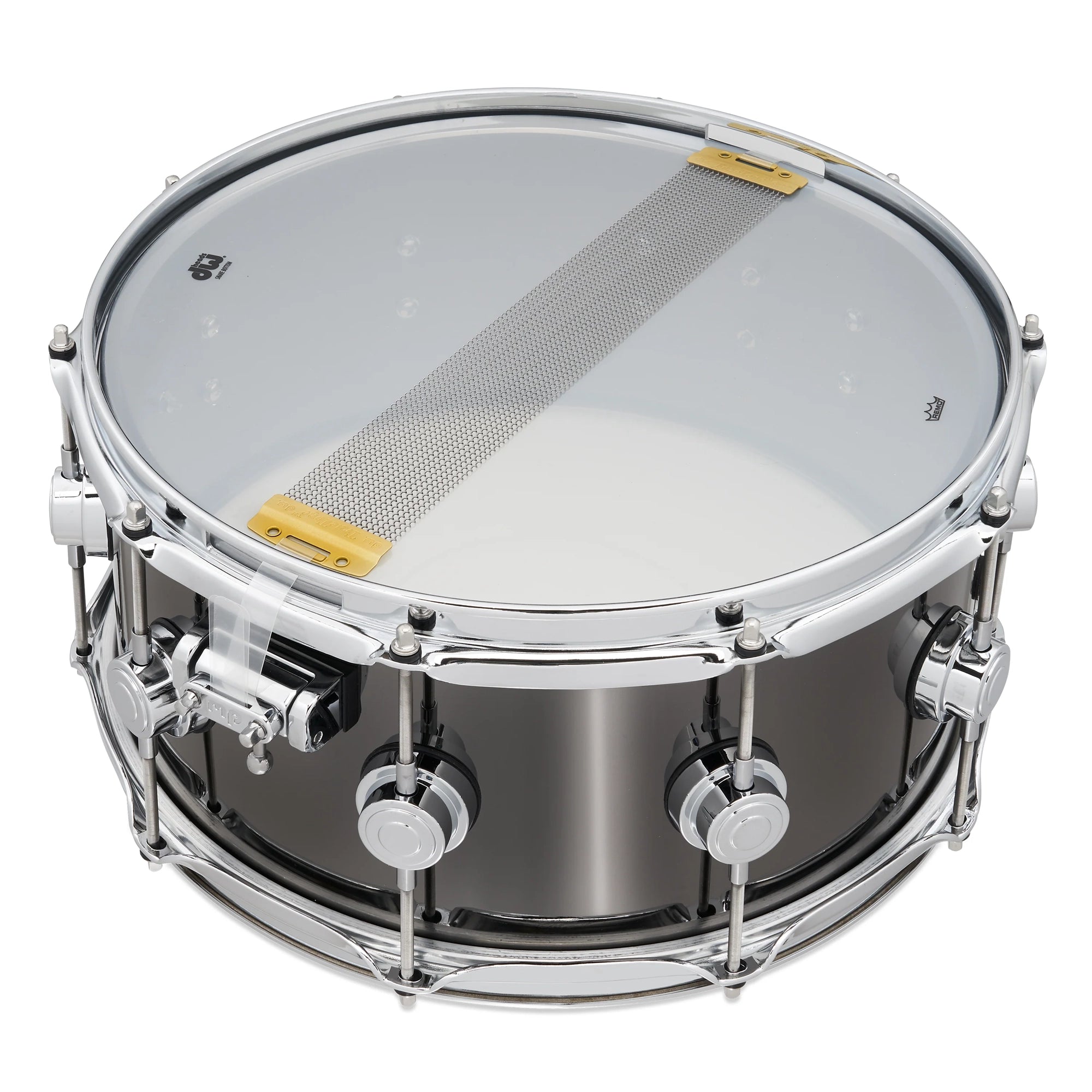 DW Collector's Series 6.5 X 14 Brass Snare Drum - Professional Grade Brass Shell Drum for Recording & Live Performance - Perfect for Jazz, Rock & Studio Sessions