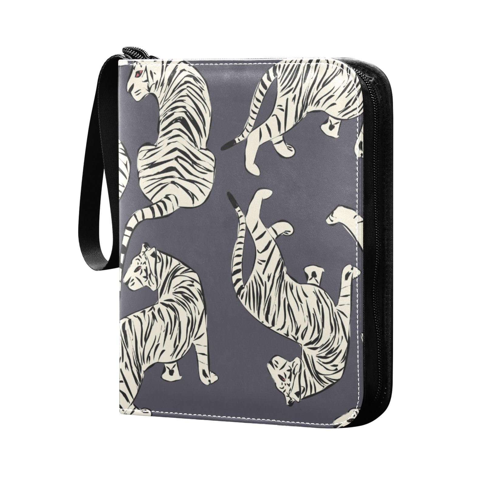 Premium 4-Pocket Trading Card Binder with 50 Removable Sleeves - 3-Ring Card Album Holds 400+ Cards - Perfect Organizer for Sports Cards, Pokemon, MTG & Collectibles - Great Gift for Boys & Girls - Ideal for Gaming Tournaments, Card Trading & Collection Storage