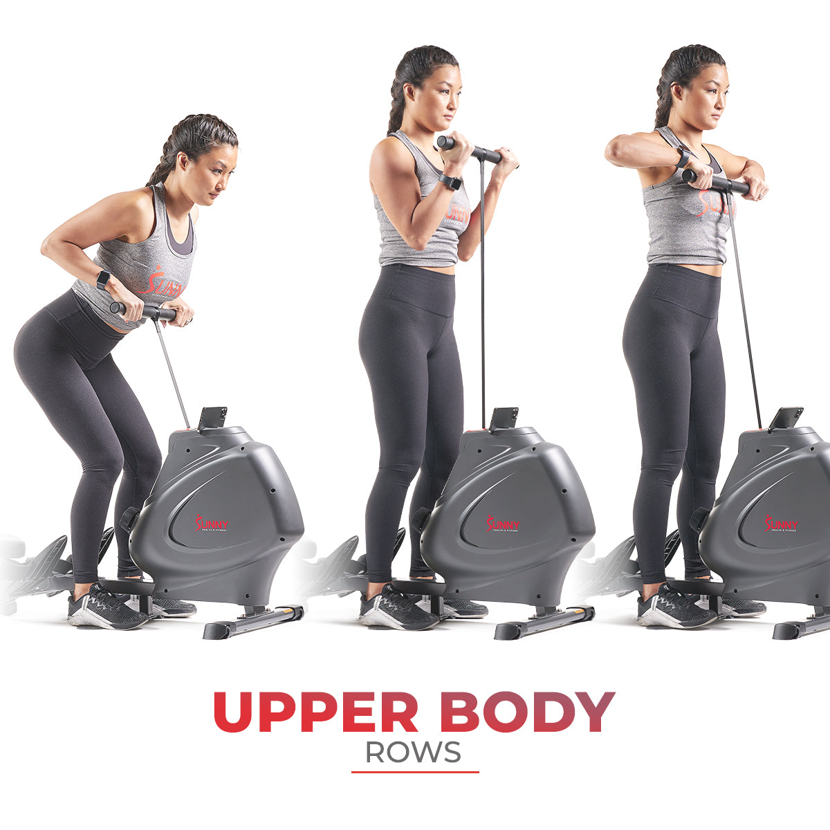 Smart Magnetic Rowing Machine for Home Gym - Adjustable Resistance, Foldable Design with Non-Slip Foot Plates | Perfect for Full-Body Workout, Cardio Training & Small Space Fitness