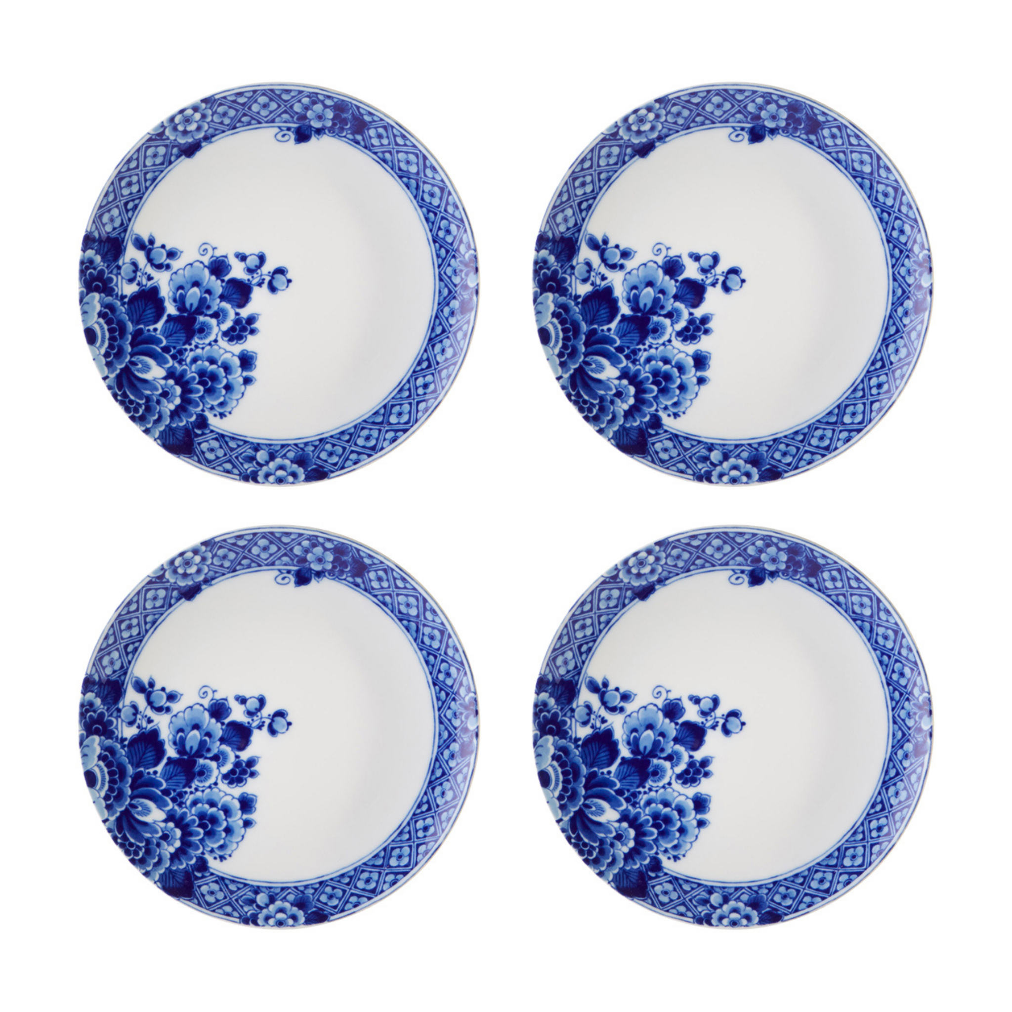 Blue Ming Bread and Butter Plate Set - Elegant 6.5 Inch Ceramic Appetizer Plates for Breakfast, Dessert, and Snacks - Perfect for Dining, Entertaining, and Home Decor