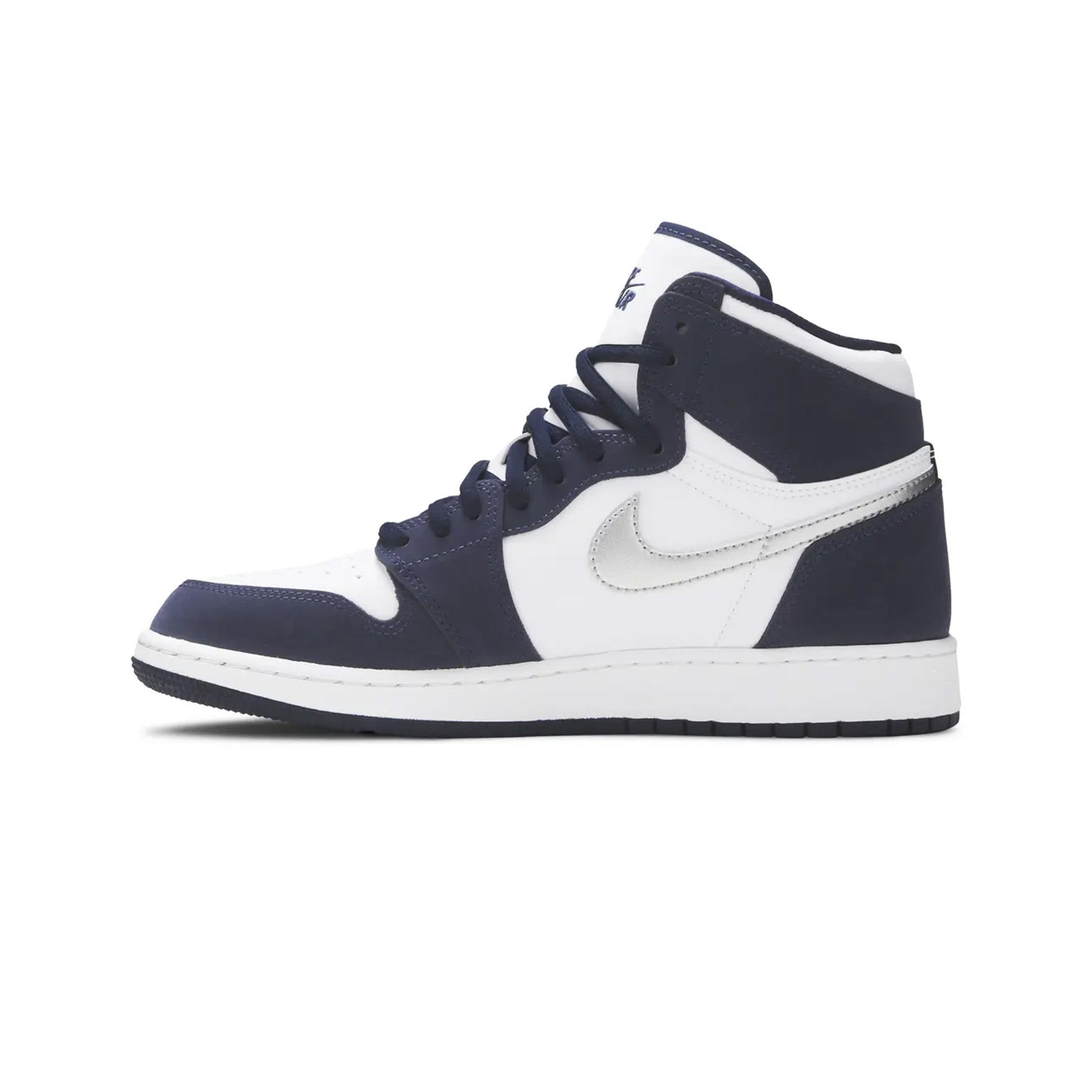 Air Jordan 1 CO. Japan 'Midnight Navy' GS Sneakers 2020 - Retro Basketball Shoes for Women & Girls - Perfect for Streetwear, Casual Outfits & Sneaker Collection