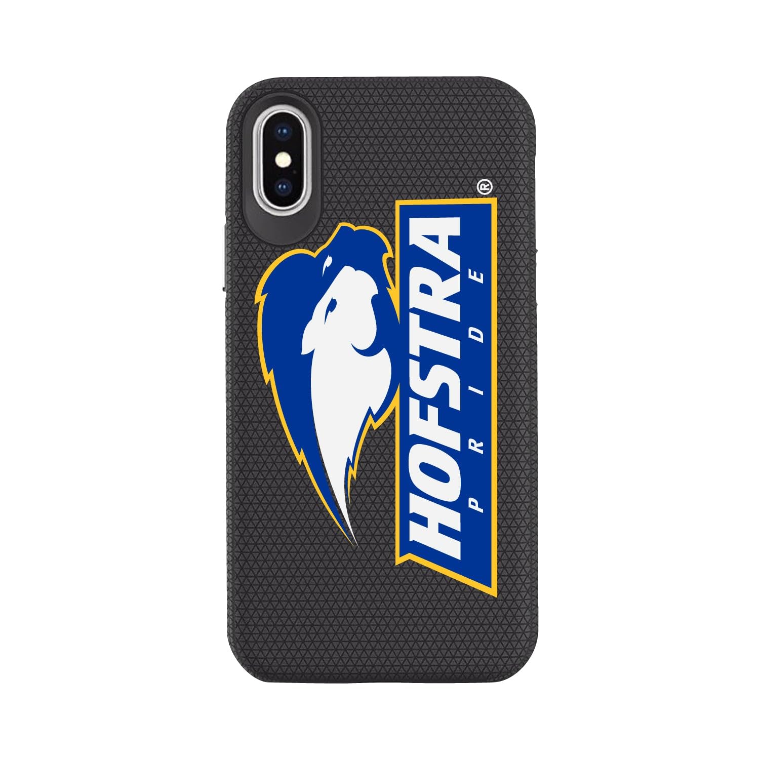 OTM Essentials Durable Shockproof Phone Case for iPhone Xs Max - Hofstra University Design - Perfect for School, Work & Outdoor Protection