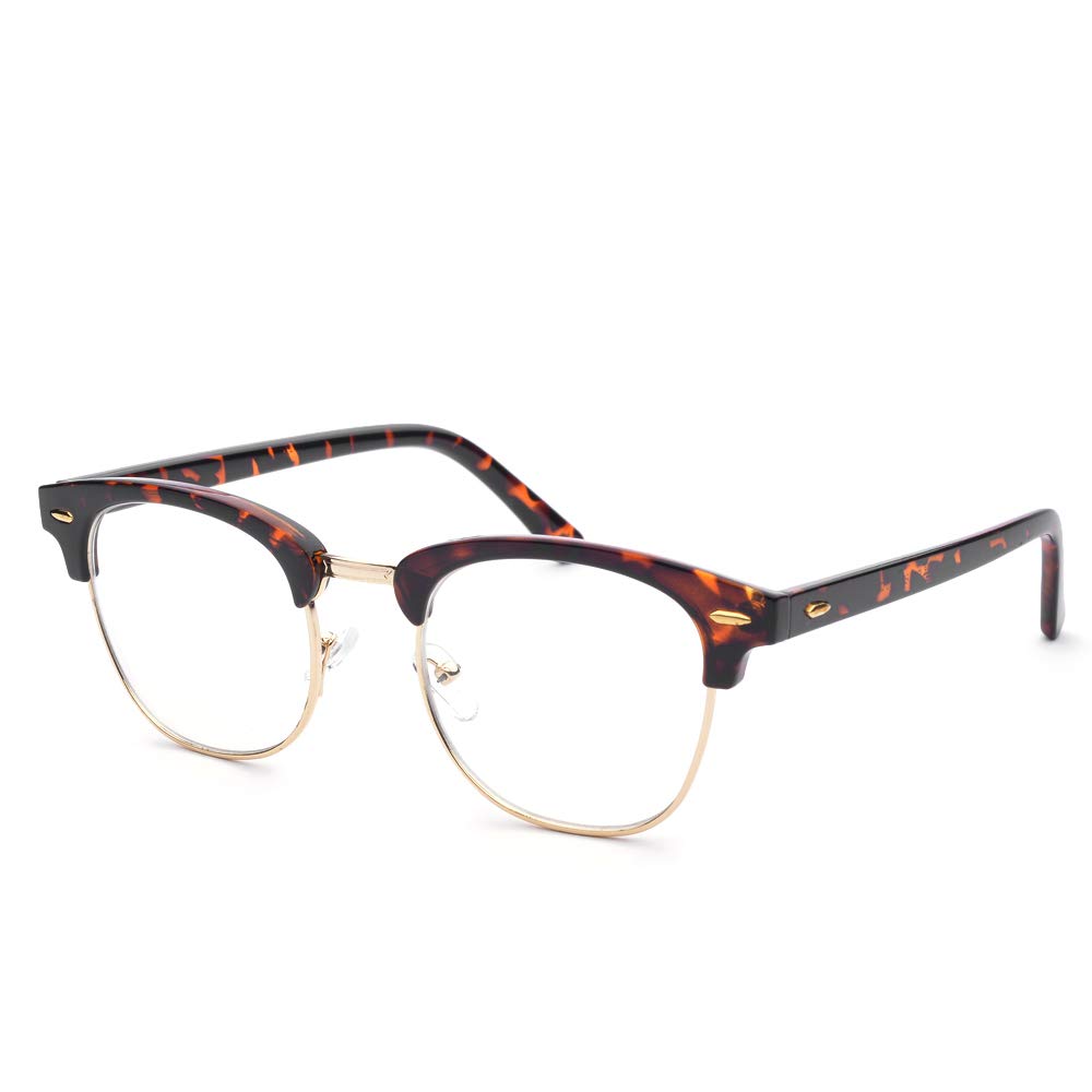 JCerki Blue Light Blocking Computer Reading Glasses - Anti-Eye Strain Glasses for Men & Women - Fashionable Readers for Office Work, Gaming & Screen Time