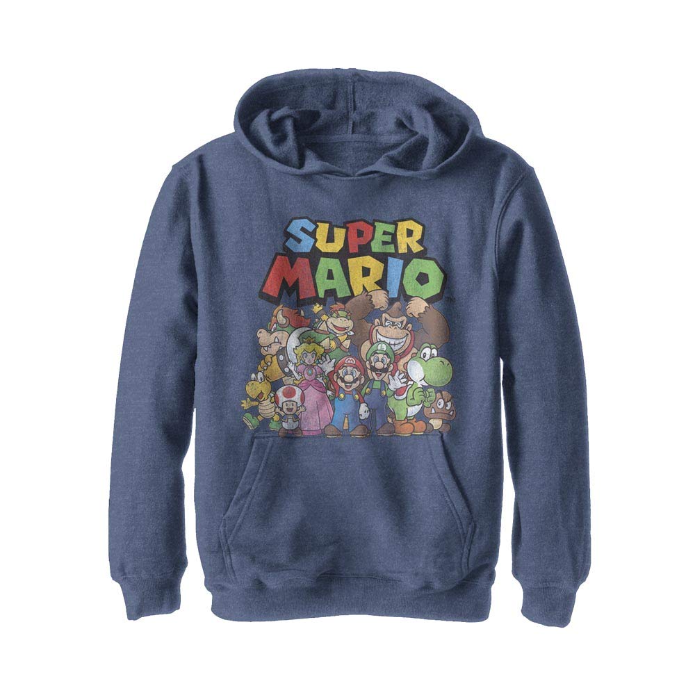 Nintendo Girls' Hooded Pullover Fleece Jacket - Soft & Warm Fleece Sweatshirt for Kids & Teens - Perfect for Gaming, School & Outdoor Activities
