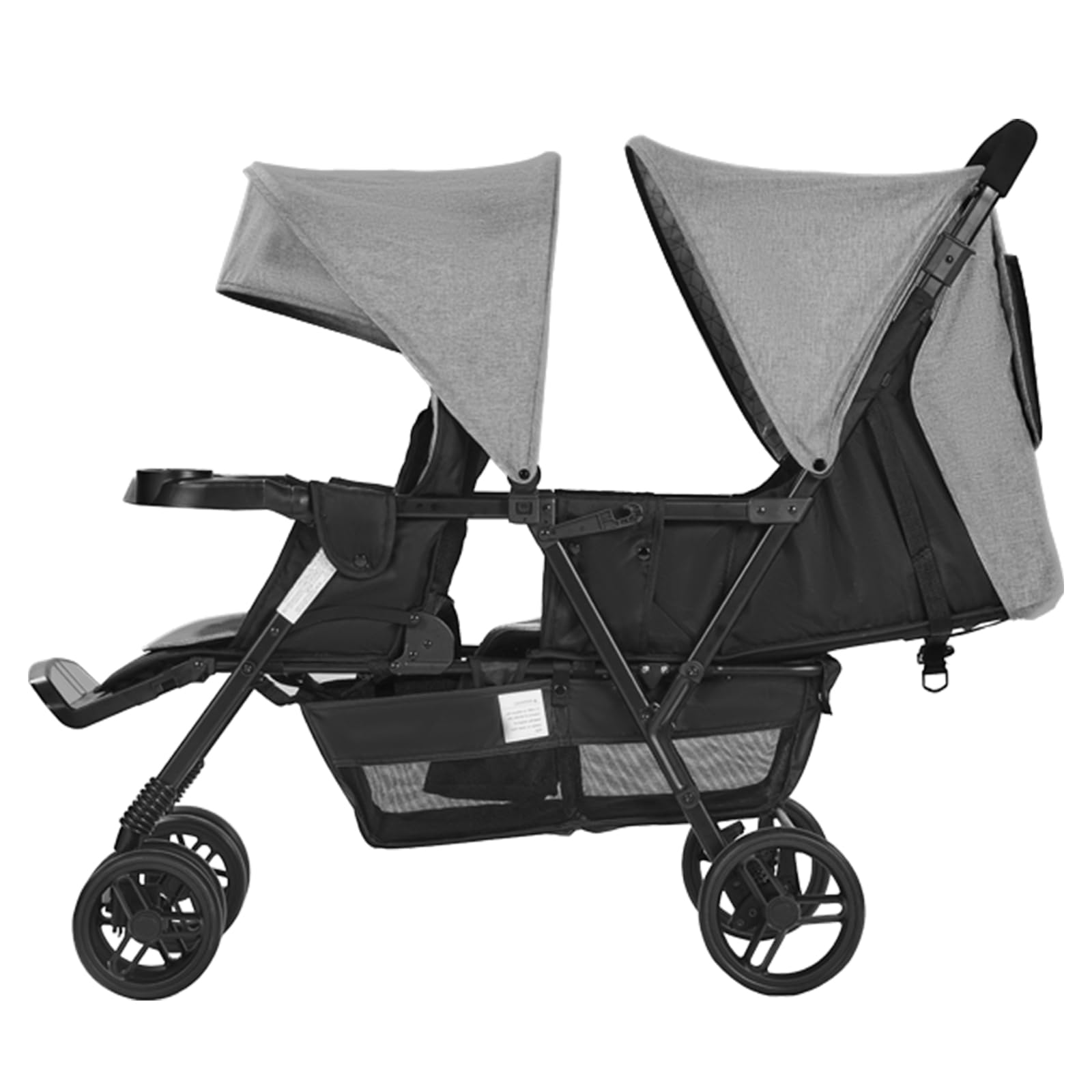 VEVOR Double Stroller for Toddlers - Lightweight Side by Side Baby Stroller with Adjustable Canopy & Storage Basket - Perfect for Twins, Siblings, or Daycare Use at Parks, Malls, and Outdoor Adventures