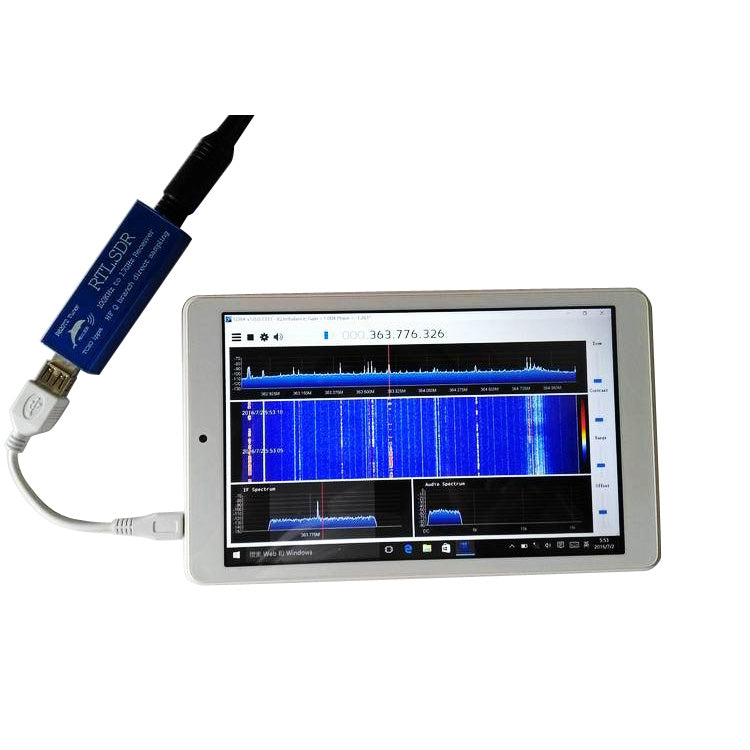 Radioddity 100KHz-1.7GHz Full Band TCXO SDR USB Tuner Receiver for ADSB UHF VHF HF FM RTL - Perfect for Aviation Monitoring, Ham Radio, and Wireless Signal Analysis