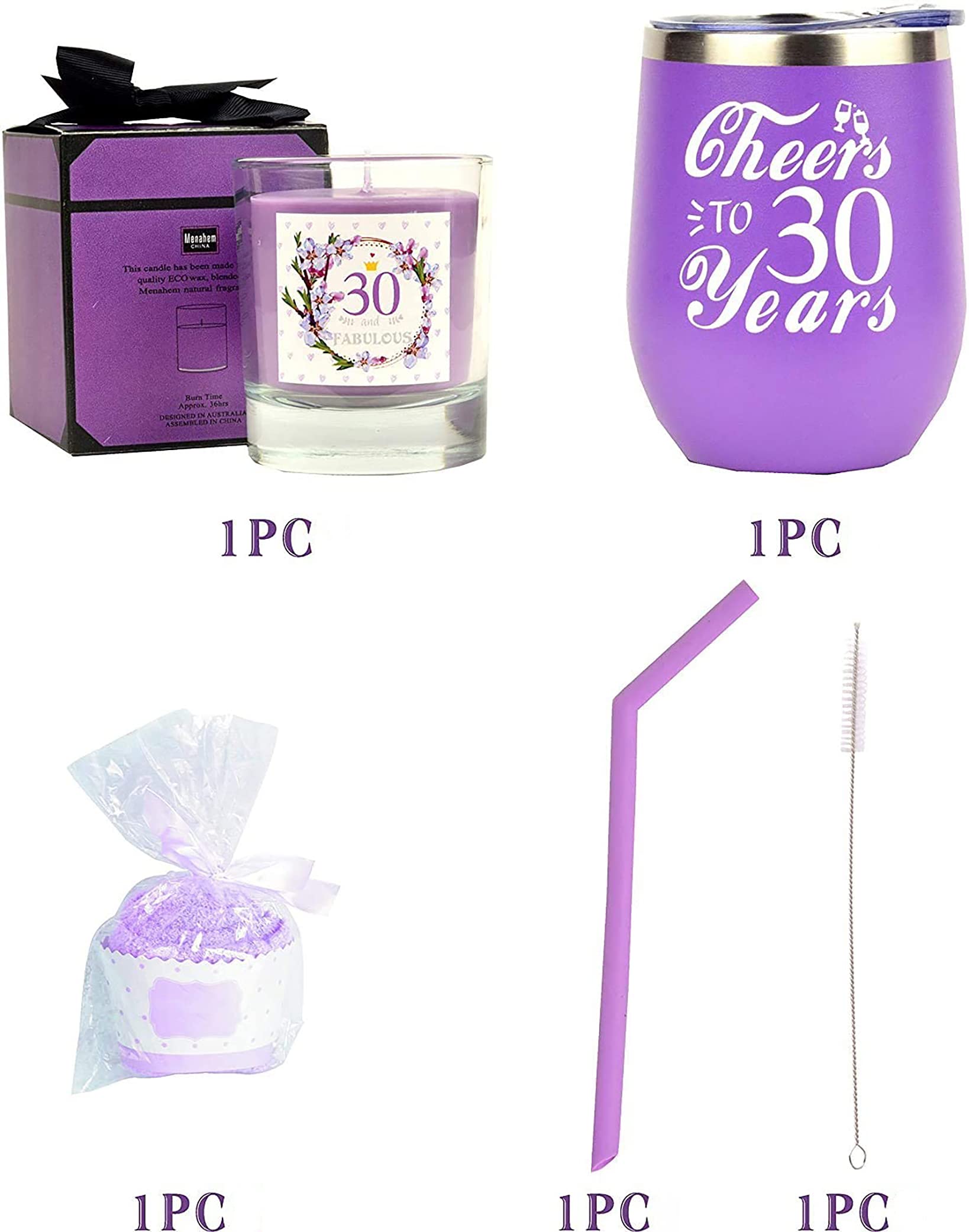 MEANT2TOBE 30th Birthday Gifts for Women - Unique 30 Year Old Birthday Present Ideas - Perfect for Wife, Daughter, Sister & Best Friend Celebration