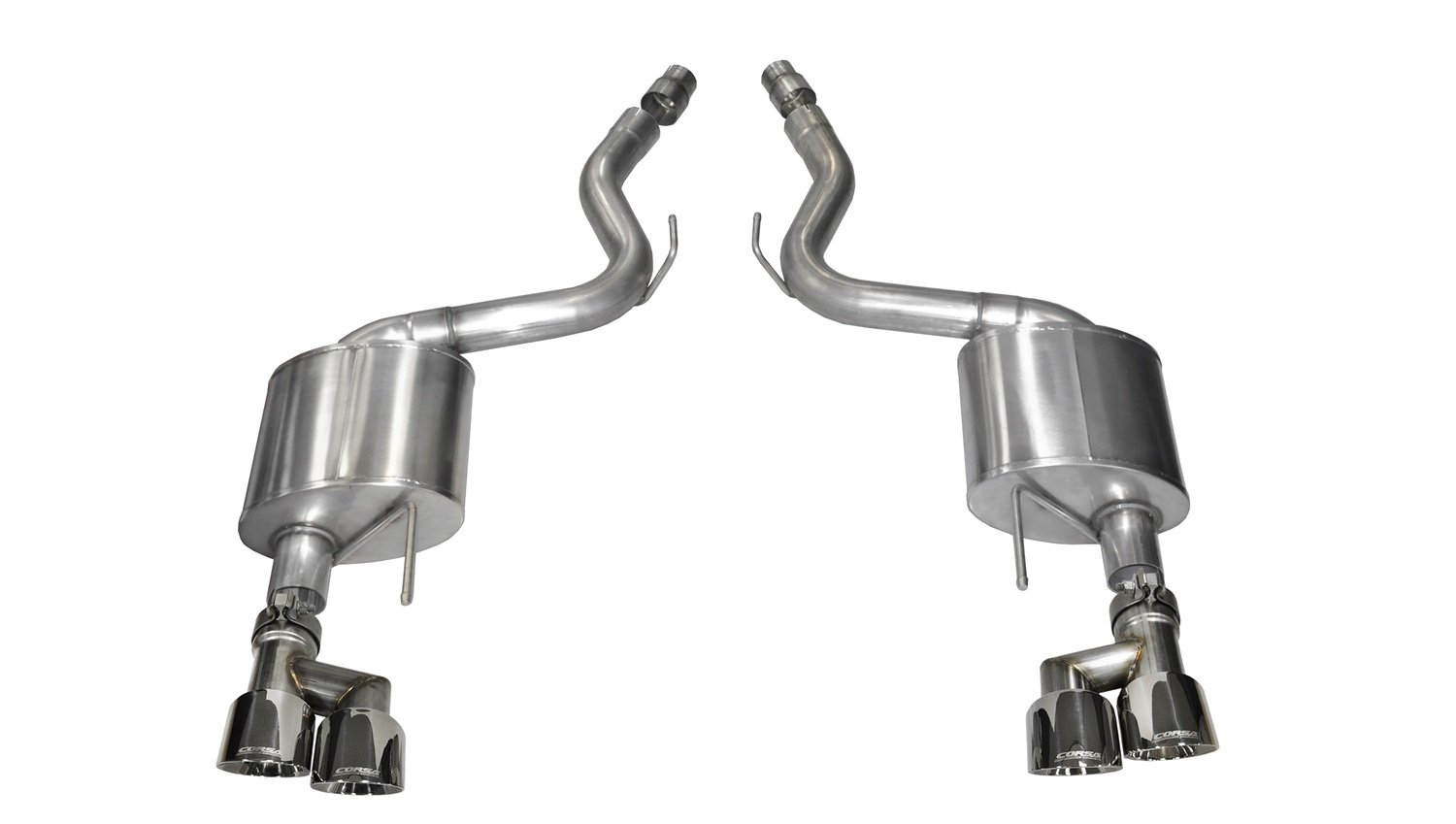 Corsa 14334 Performance Axle Back Exhaust System for Ford Mustang GT - Deep Aggressive Sound, Easy Bolt-On Installation (Perfect for Street Racing & Car Enthusiasts)