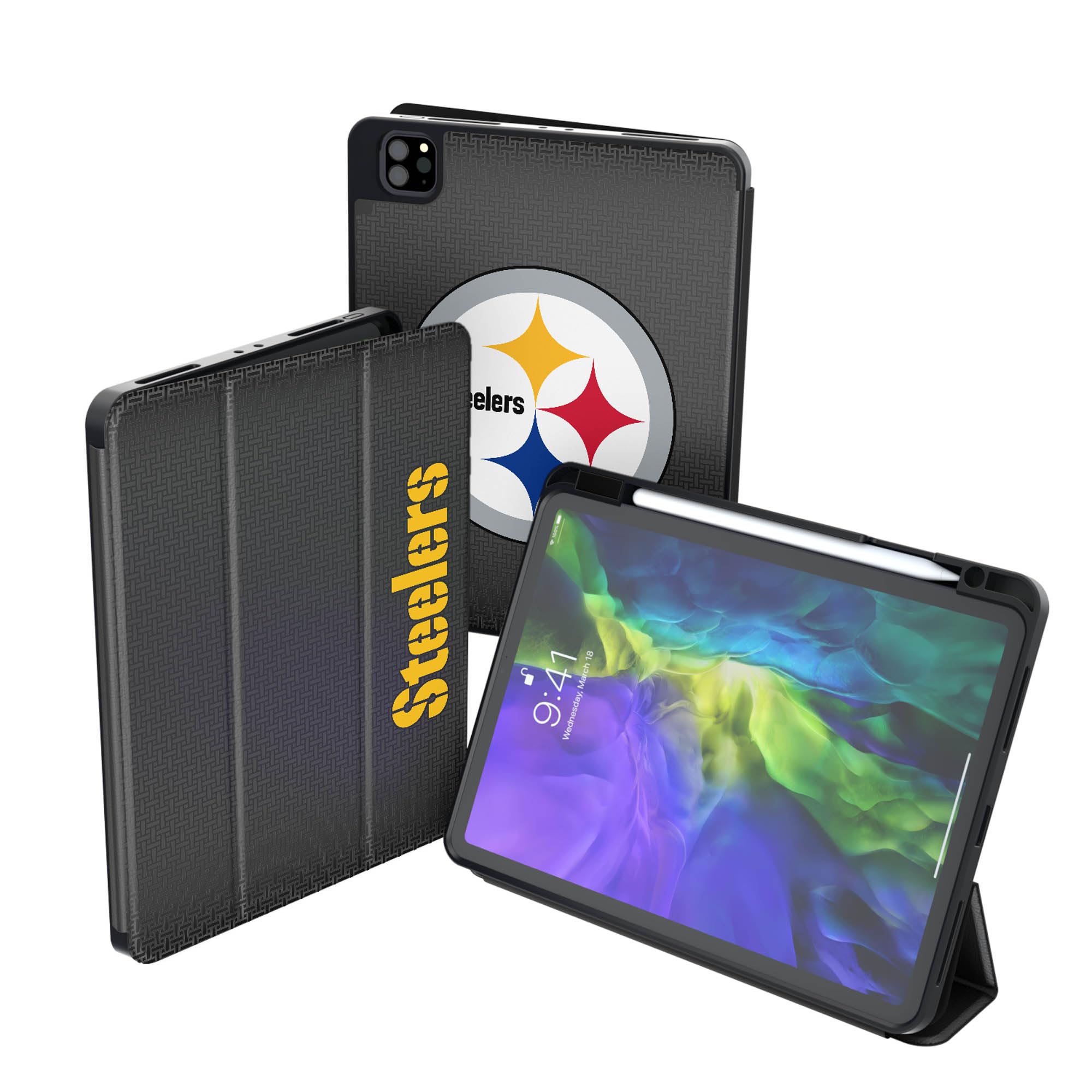 Pittsburgh Steelers iPad Case - Durable Protective Cover for iPad Air/Pro/Mini - Officially Licensed NFL Team Design - Perfect for Home, Office & Travel