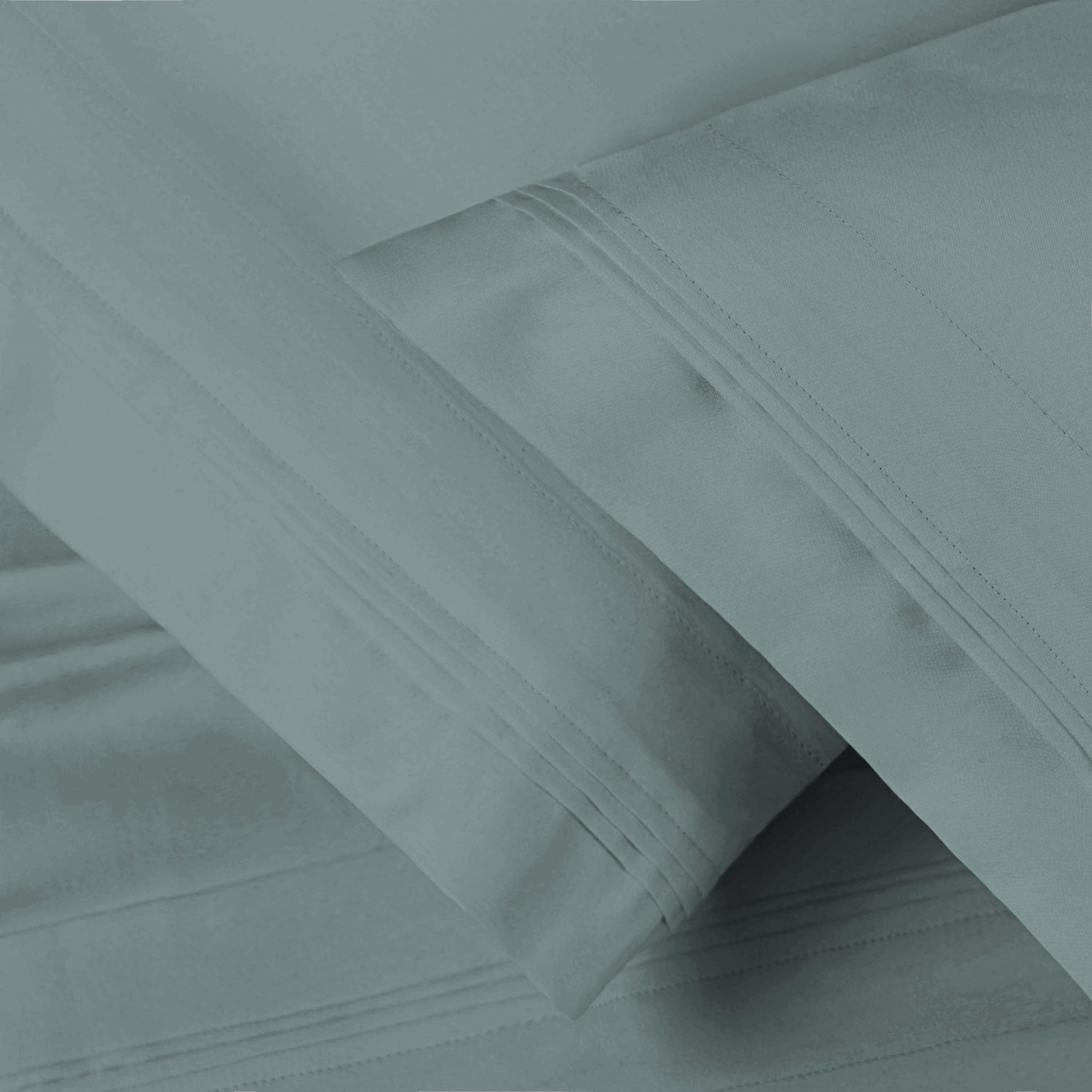 650 Thread Count Premium Egyptian Cotton Solid Pillowcase Set - Ultra Soft & Breathable Bedding for Luxury Hotels & Home Use