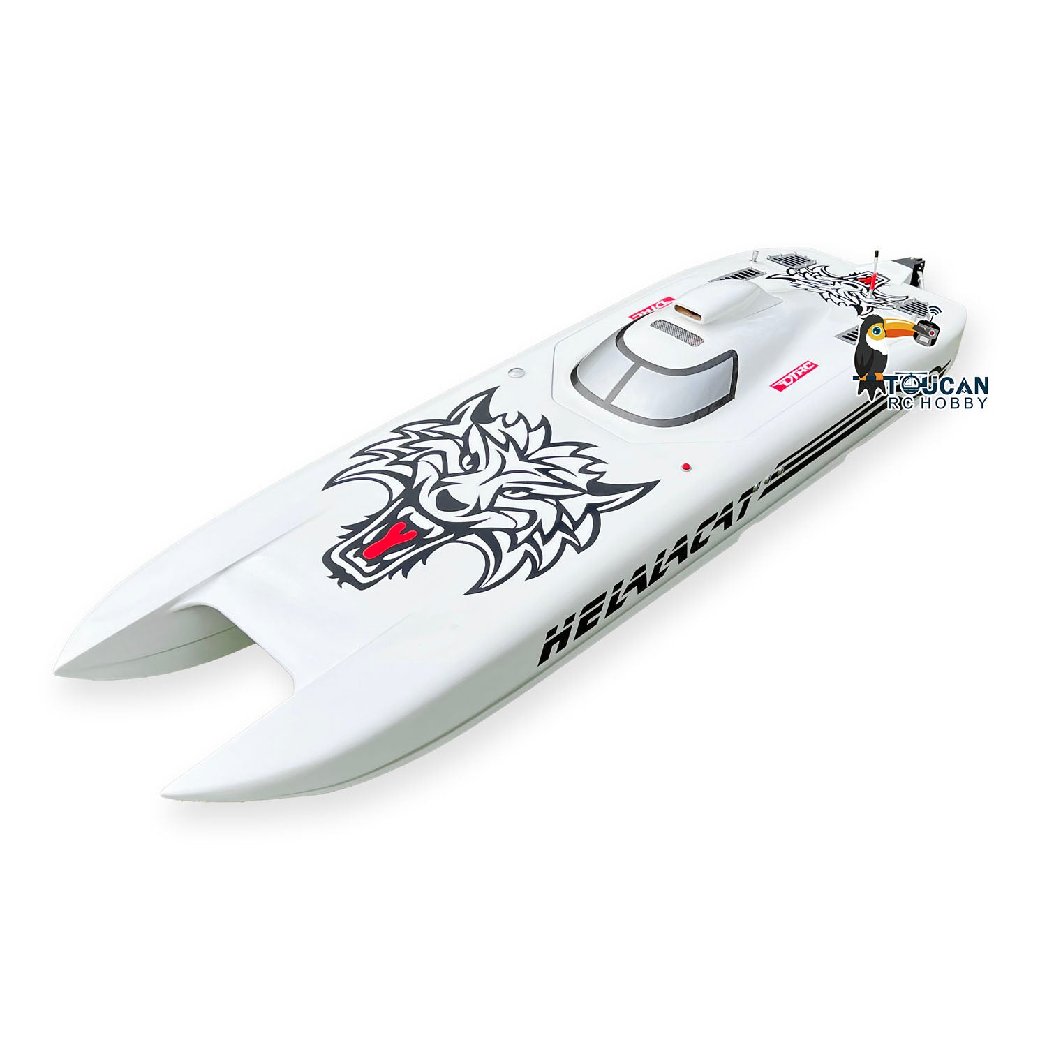 G30E 30CC Kevlar Gasoline Racing RC Boat - High Speed 65-70km/h, DIY ARTR Model with Water Cooling System, 1300x360x220mm (Radio Not Included) - Perfect for Competitive Racing, Lake Adventures & Hobby Enthusiasts