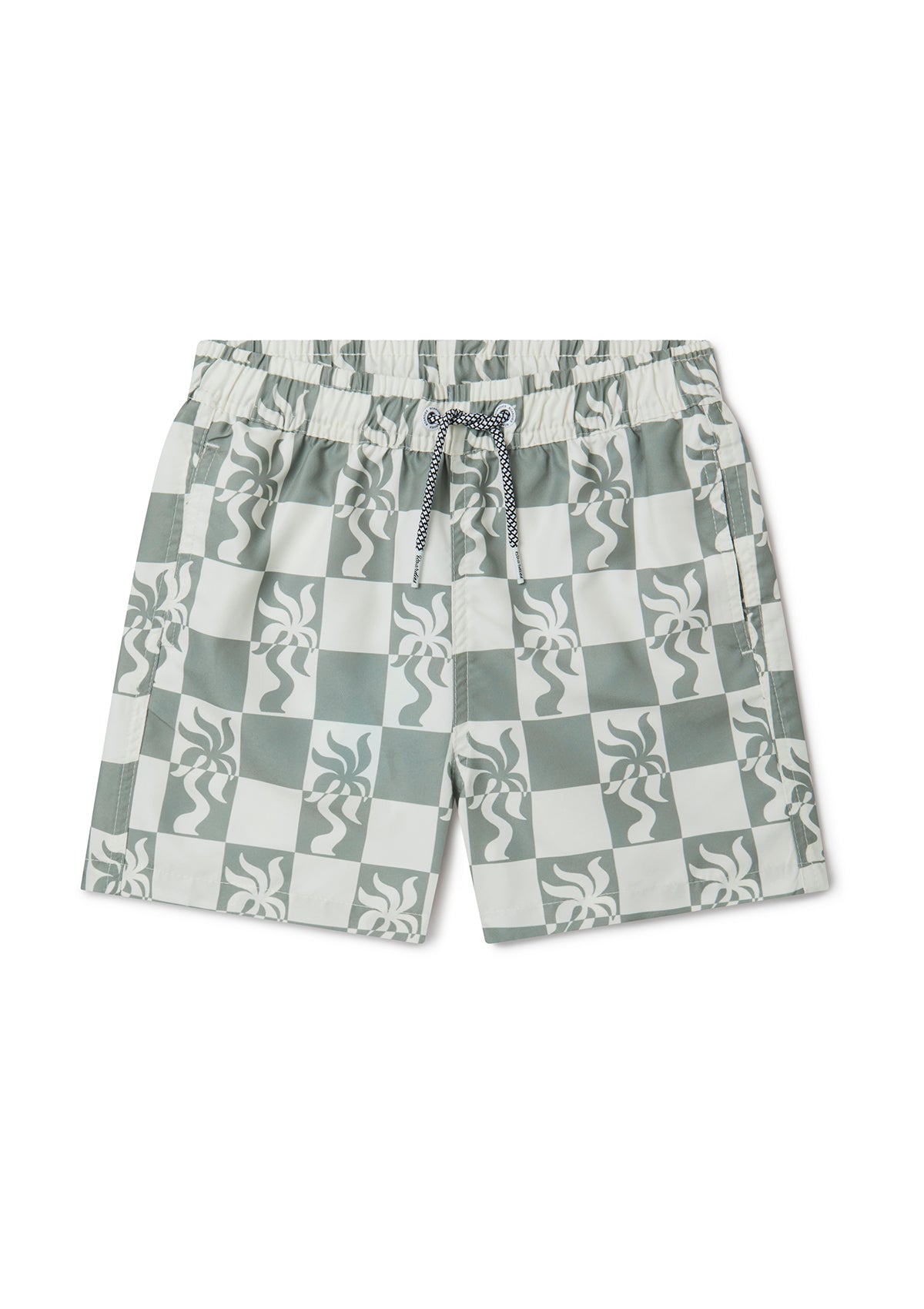 Clara Palm Swim Shorts for Men & Boys - Father and Son Matching Swimwear Set - Quick Dry, Comfortable Beach Shorts for Swimming, Surfing, and Family Vacations