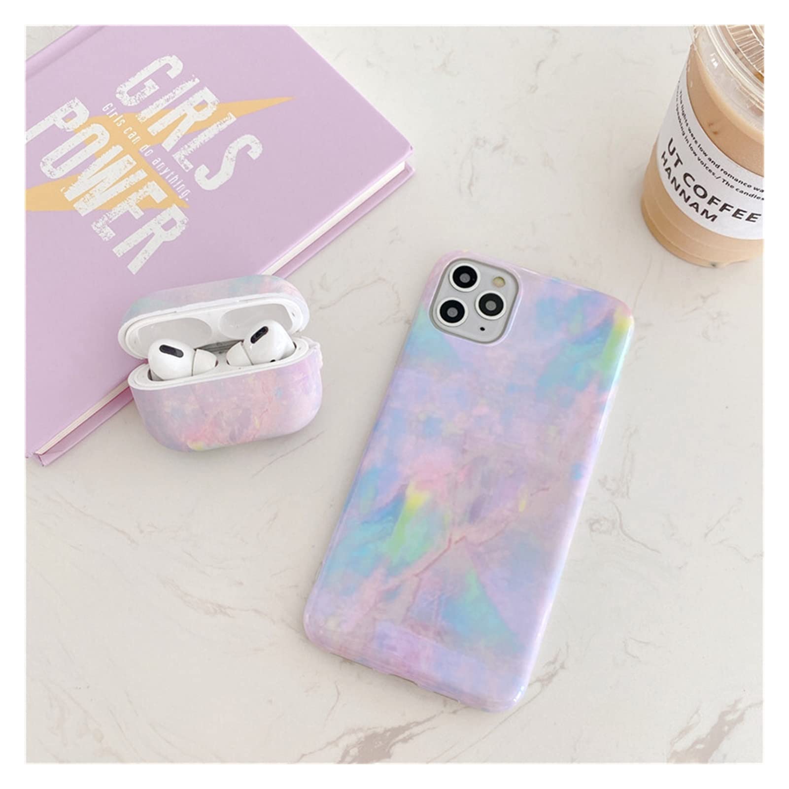 Gradient Watercolor Phone Case for iPhone 12 Mini/11 Pro Max/7/8 Plus/SE 2/X/XR/XS Max - Soft Protective Cover with Artistic Design - Perfect for Everyday Use, Travel & Gift Giving (Color: 1, Compatible with iPhone 7)