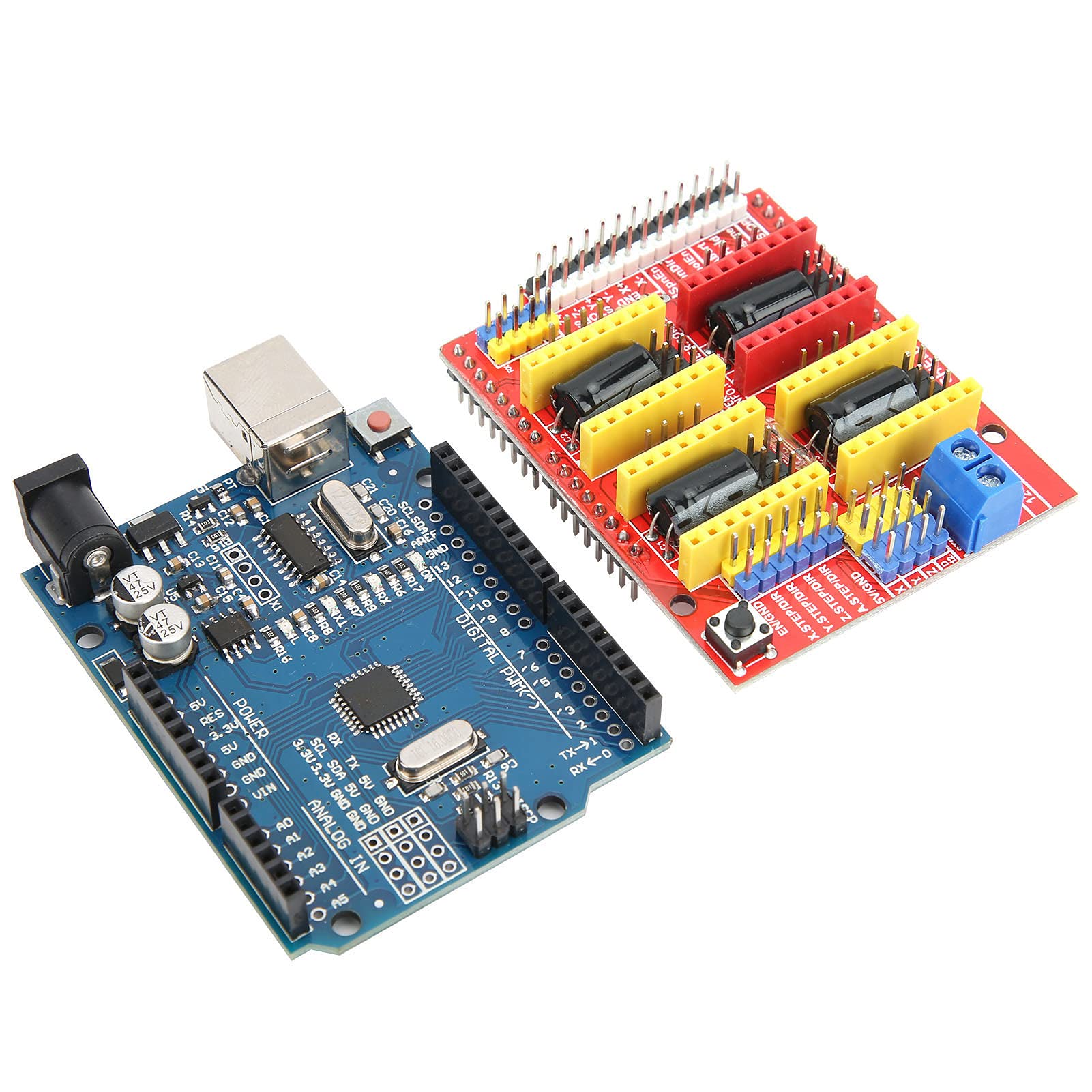TB6600 CNC Motor Limit Switch Controller Shield Kit for 3D Printers & Industrial CNC Machines - 6.35mm Pisa Leaning Tower Style | Perfect for DIY CNC Projects, Woodworking & Metal Fabrication