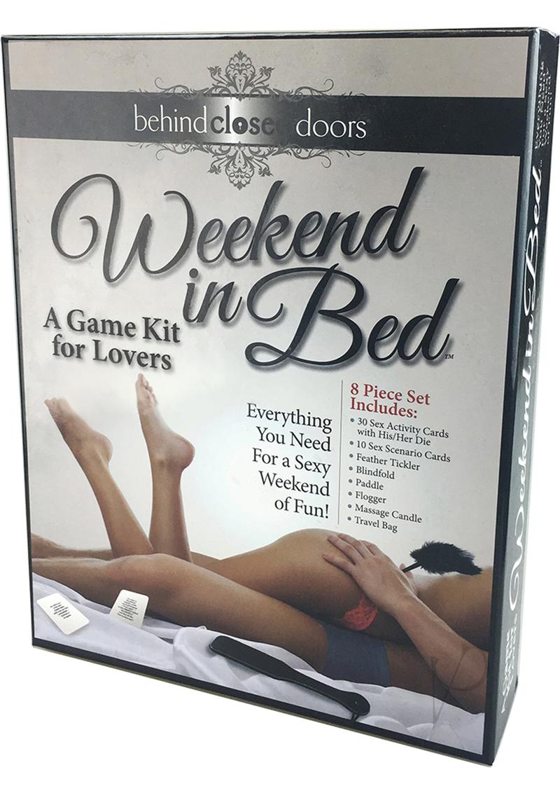 Romantic Couples Game - Behind Closed Doors Weekend In Bed Kit for Lovers | Fun Date Night & Anniversary Gift for Couples | Perfect for Valentine's Day & Romantic Getaways
