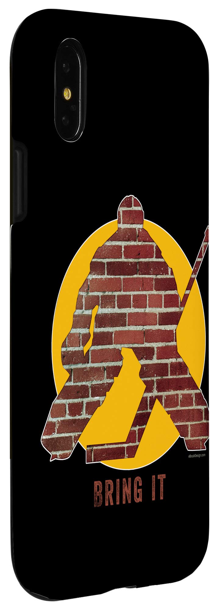 iPhone X/XS Shockproof Hockey Goalie Case - Rugged Protective Cover for Hockey Players & Sports Enthusiasts - Perfect for Ice Hockey Games, Training & Outdoor Activities