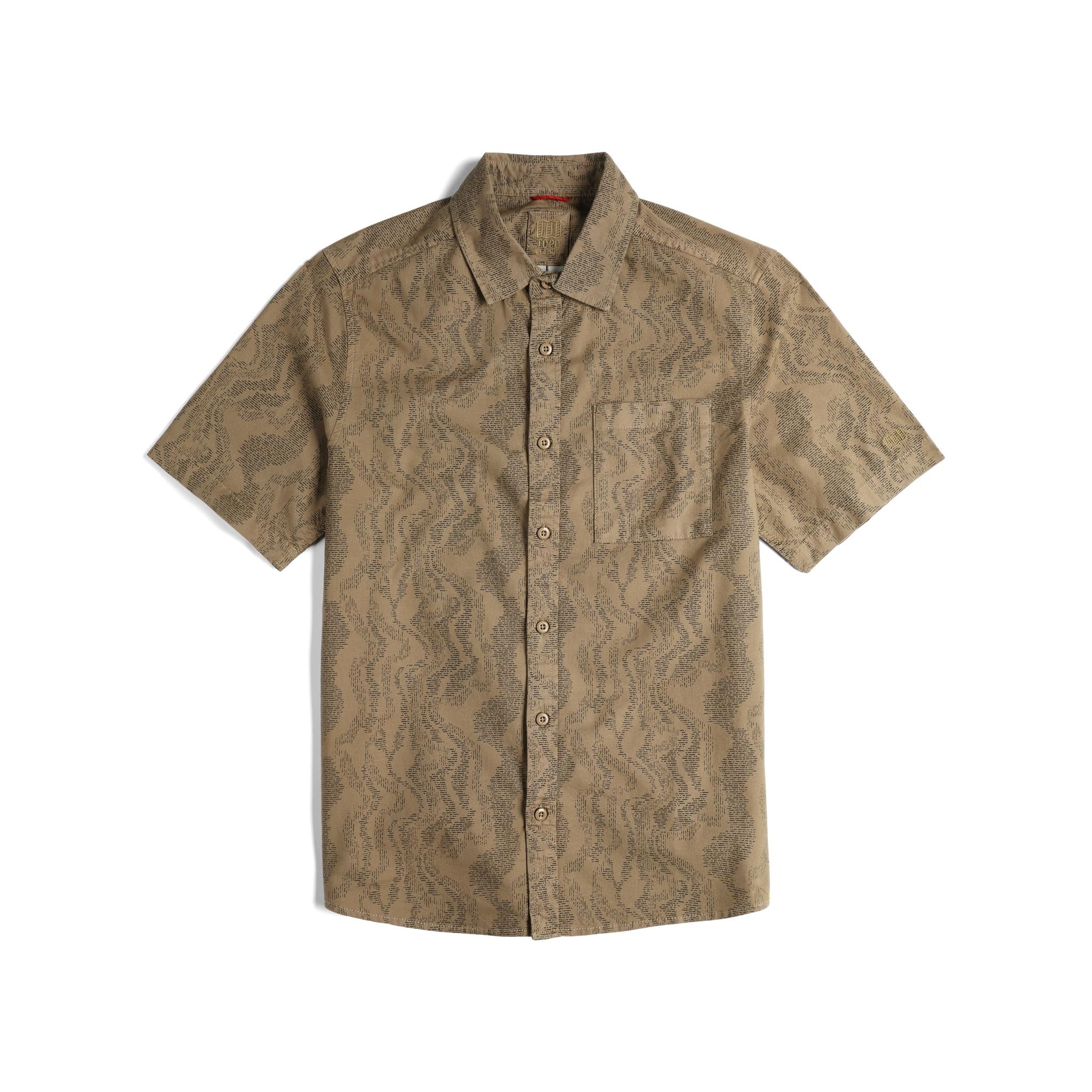 Men's Short Sleeve Desert Shirt - Breathable Casual Summer Shirt for Outdoor Adventures & Travel