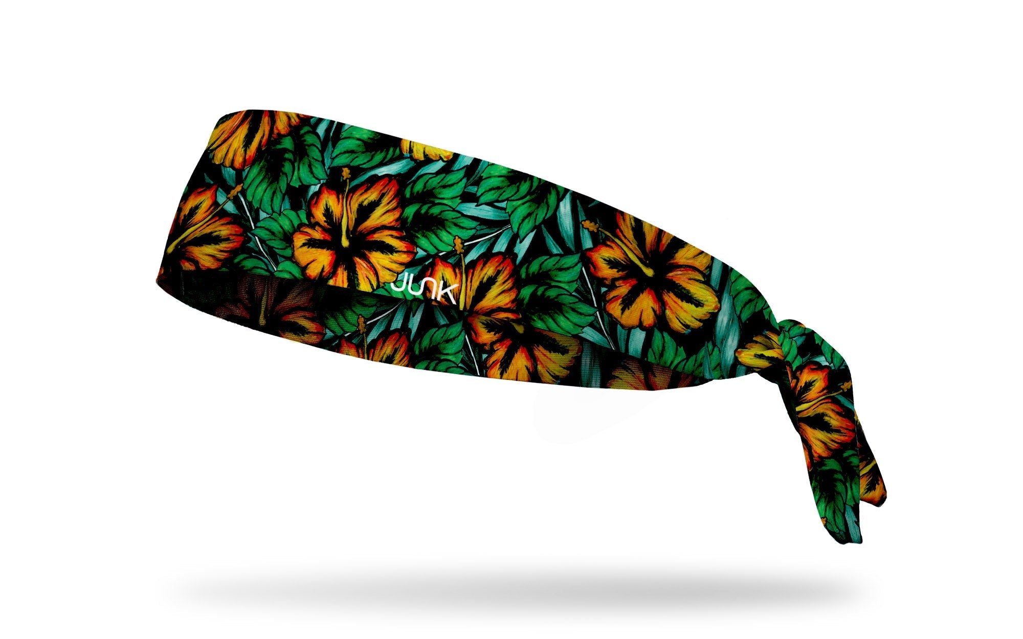 Stylish Island Luau Flex Tie Headband for Women - Adjustable Floral Hair Accessory for Beach, Summer, and Hawaiian Themed Parties