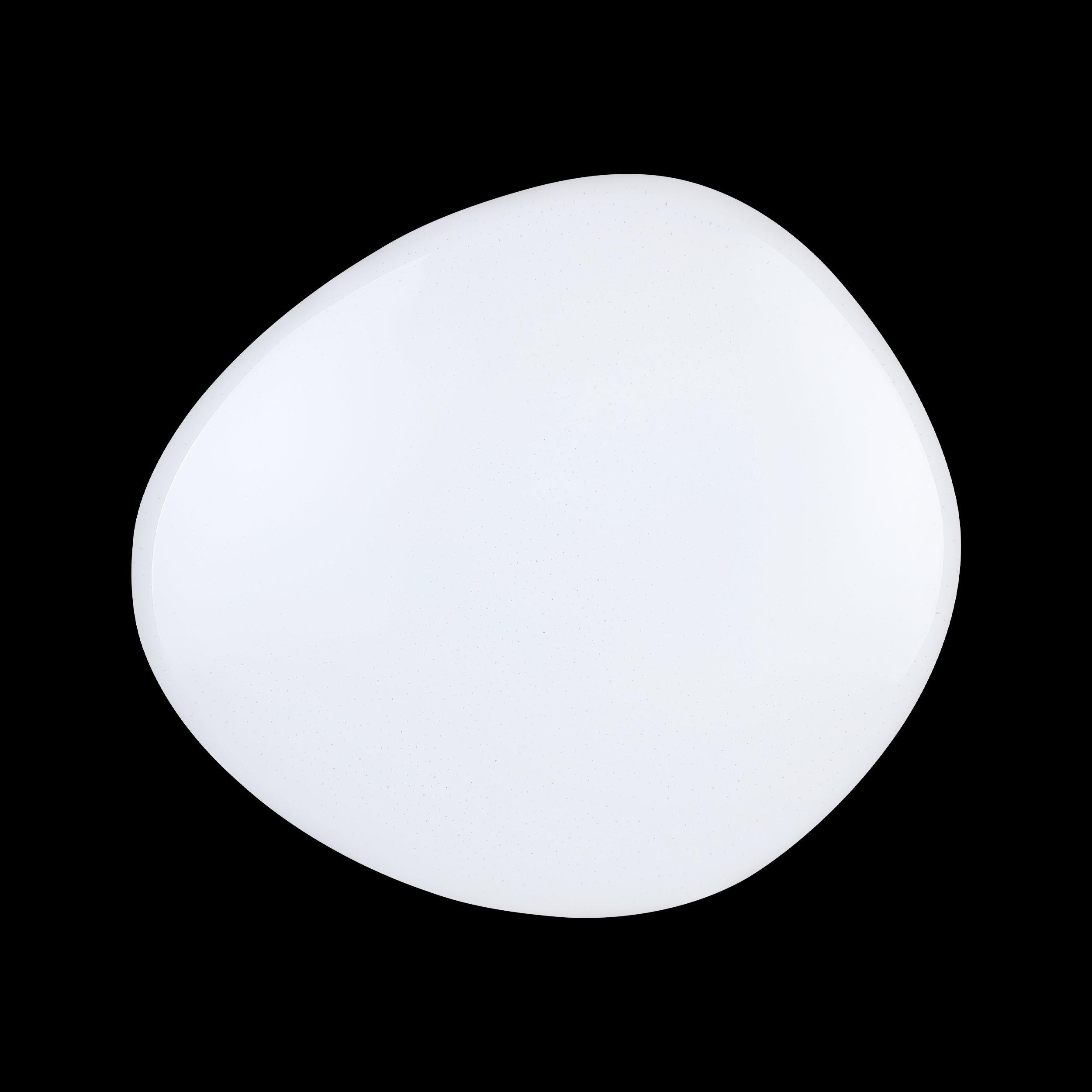 Eglo Connect Sileras Z Smart LED Pebble Shaped Ceiling Flush Mount Light 43cm - Modern Smart Home Lighting for Living Room, Bedroom & Kitchen