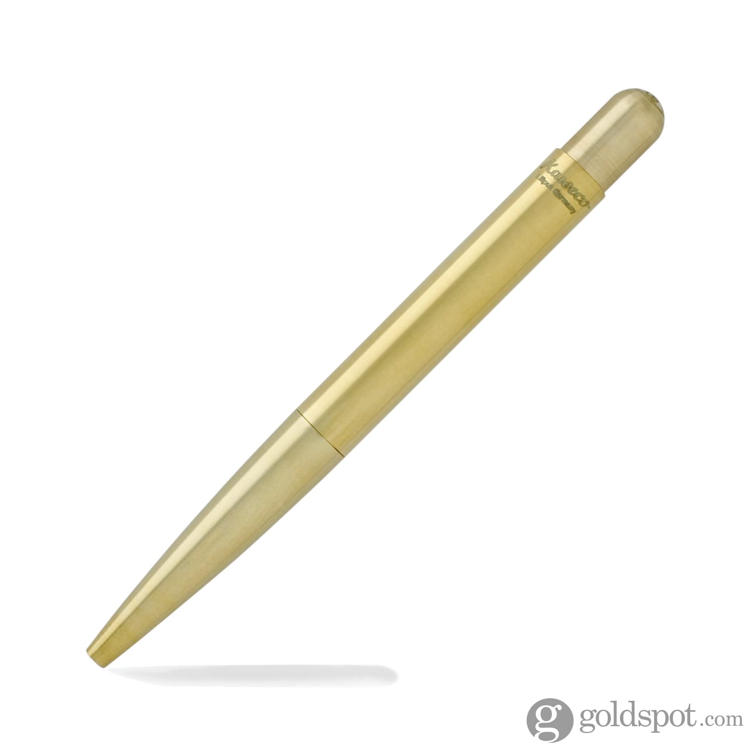 Kaweco Liliput Brass Ballpoint Pen - Premium Pocket-Sized Writing Instrument for Everyday Carry, Journaling & Travel (EF Nib)