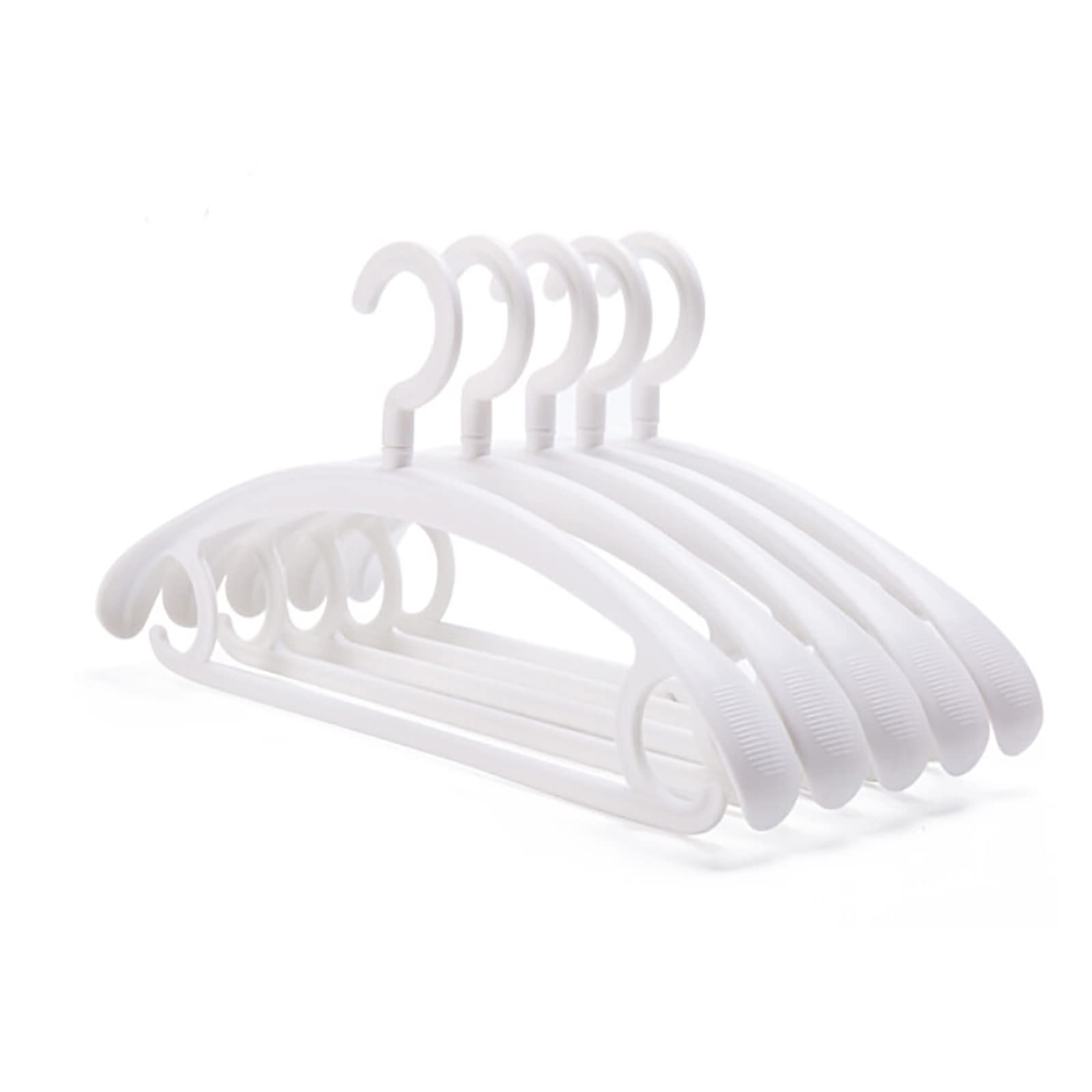 Lightweight & Space-Saving Plastic Clothes Hangers - Perfect for Closet Organization & Travel Packing