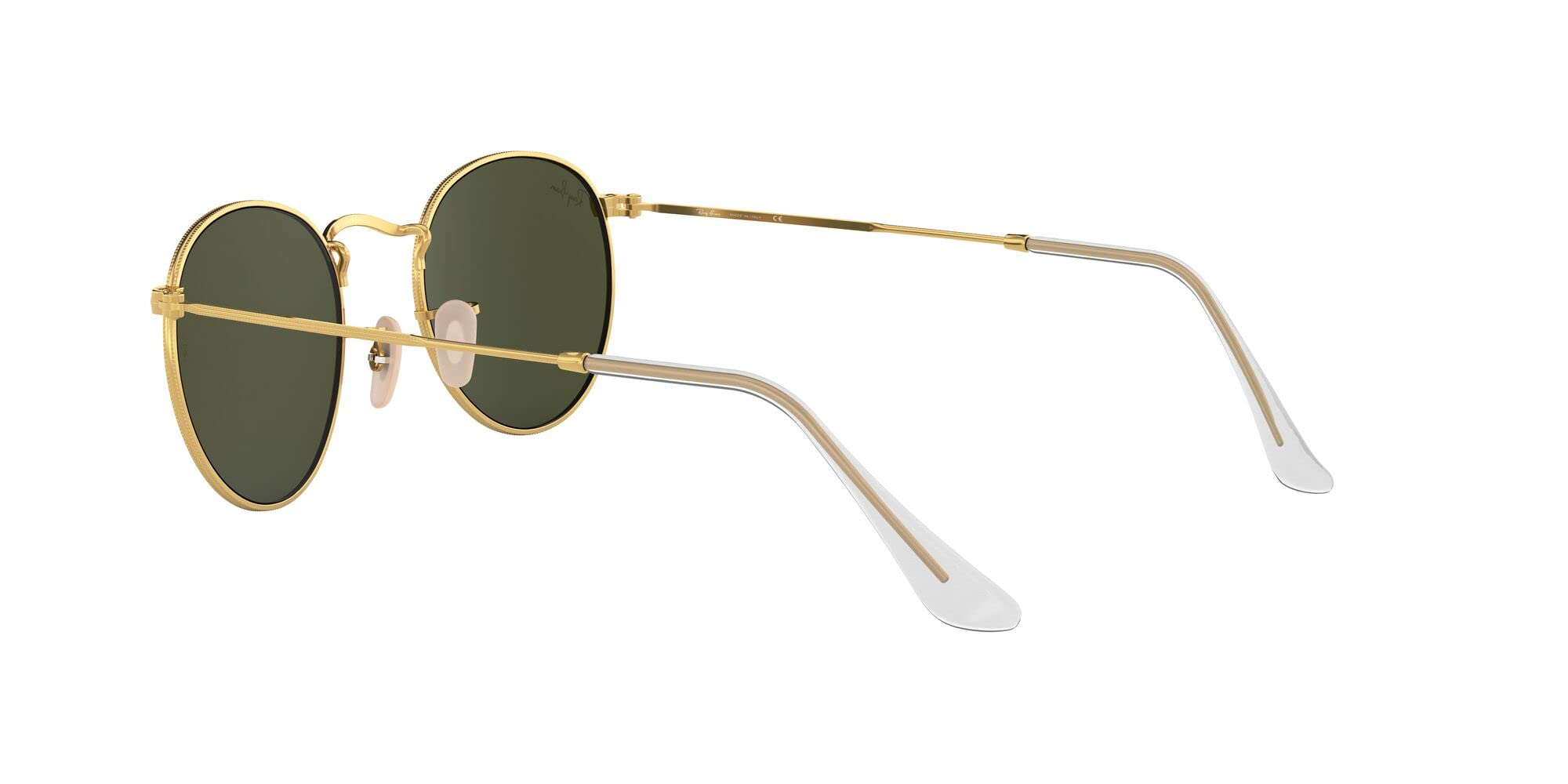 Ray-Ban RB3447 Round Metal Sunglasses for Men & Women - Classic Retro Polarized UV Protection Shades for Driving, Beach & Outdoor Activities