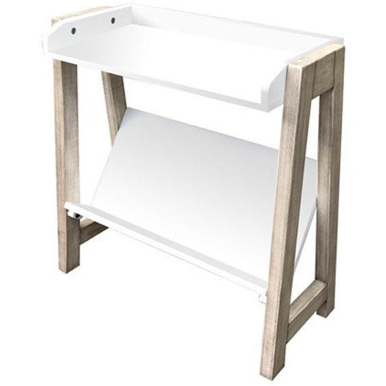 Blariden Small Bookcase - Compact Wooden Bookshelf for Home & Office - Perfect for Bedroom, Living Room, or Study Organizer