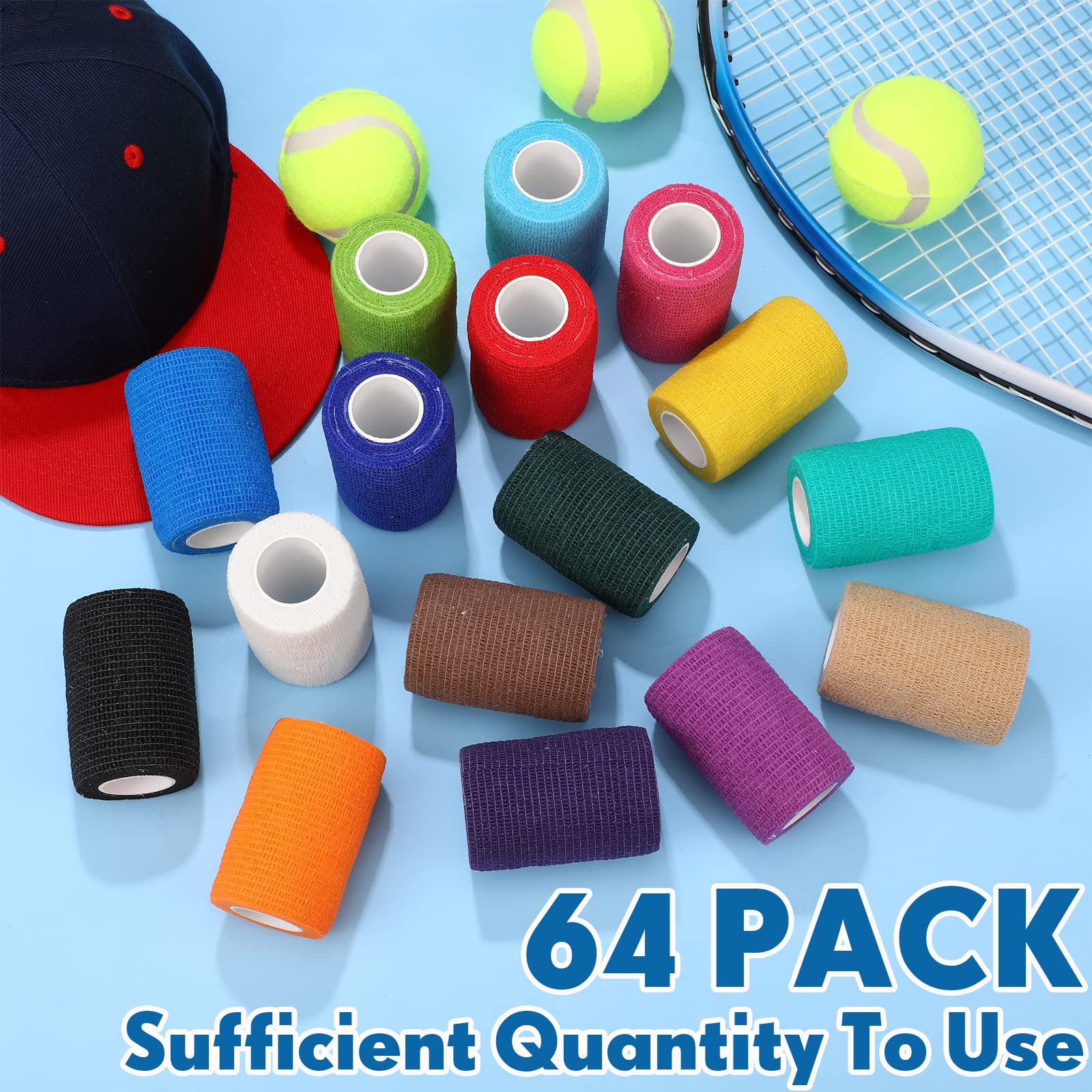 Treela 48 Pack Self Adhesive Wrap Bandages - 3