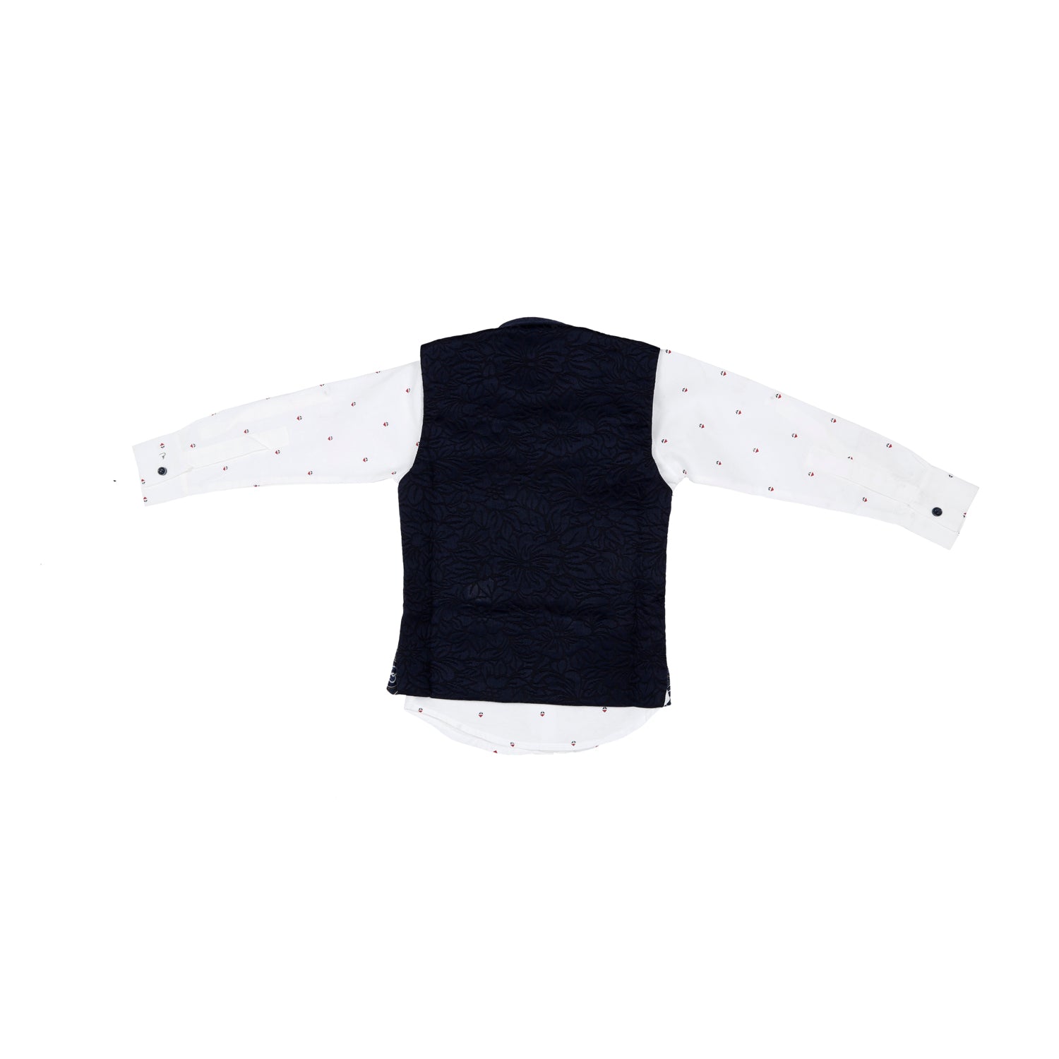 Stylish Men's Nehru Jacket with Geometric Print Shirt - Formal & Casual Wear for Weddings, Parties & Office Events