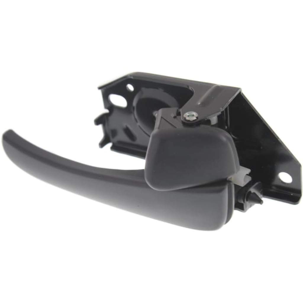 2001-2006 Kia Optima Front or Rear Passenger Side Interior Door Handle with Lock Button - Textured Black Replacement for SE/EX Trim | Perfect for Door Repair & Car Interior Upgrade