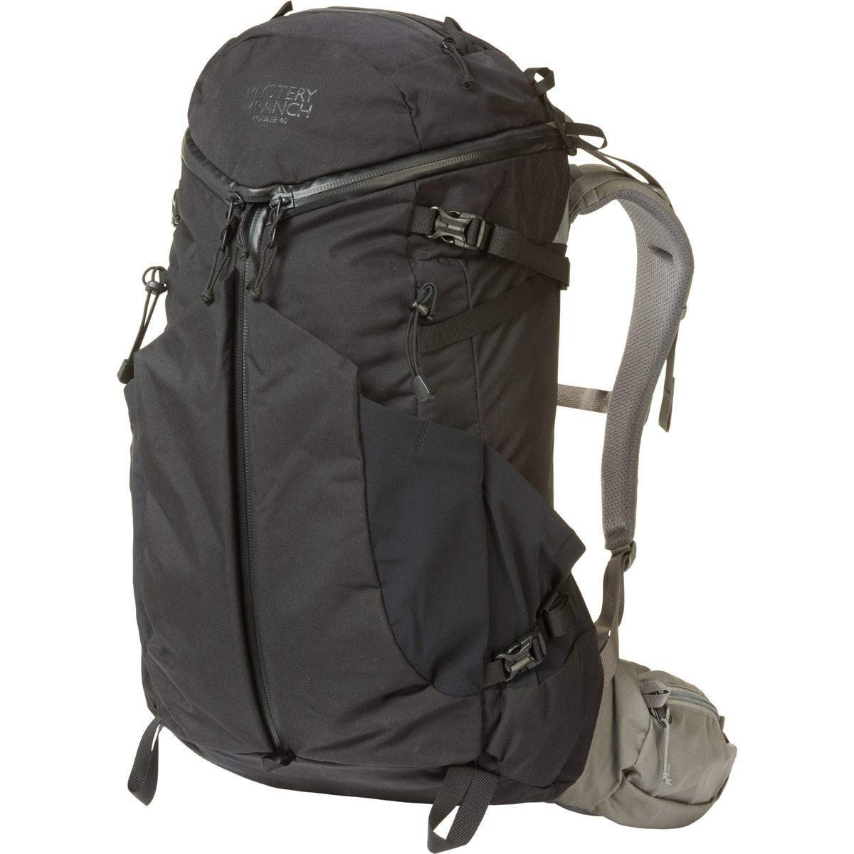 Mystery Ranch Coulee 40 Backpack - Lightweight Hiking Daypack with Built-in Hydration Sleeve, Black, S/M Size - Perfect for Outdoor Adventures, Camping & Travel