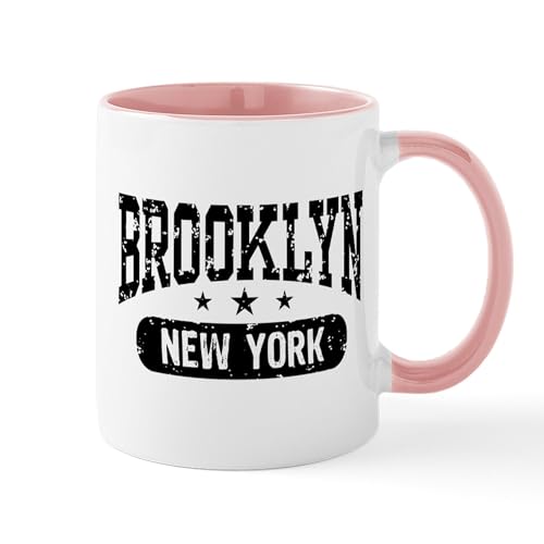 White/Pink Inside - Brooklyn New York Mug