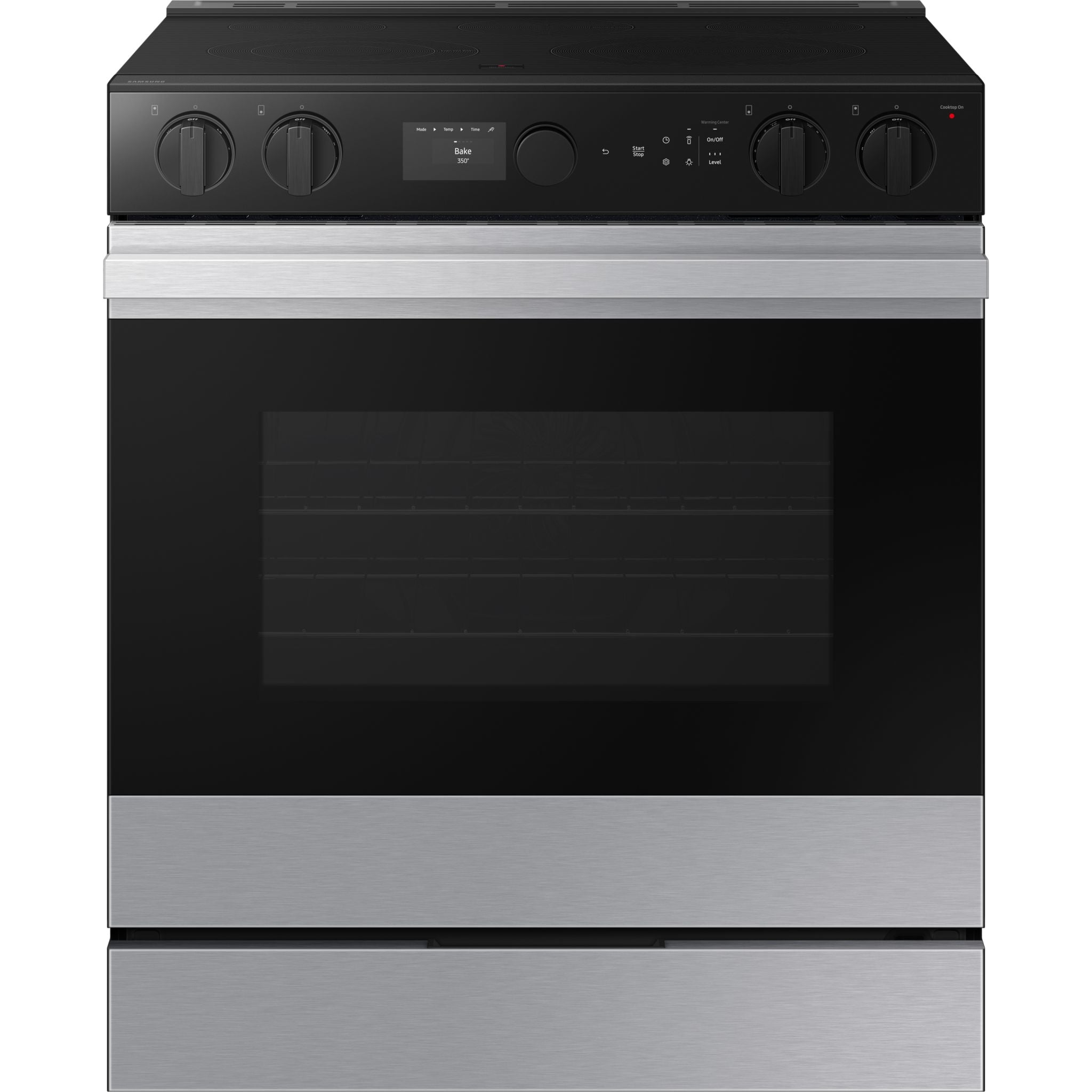 Samsung NSE6DG8500SRAC Slide-In Electric Range - 30 Inch Stainless Steel Smart Oven with Convection & Air Fry - Perfect for Modern Kitchens & Home Cooking