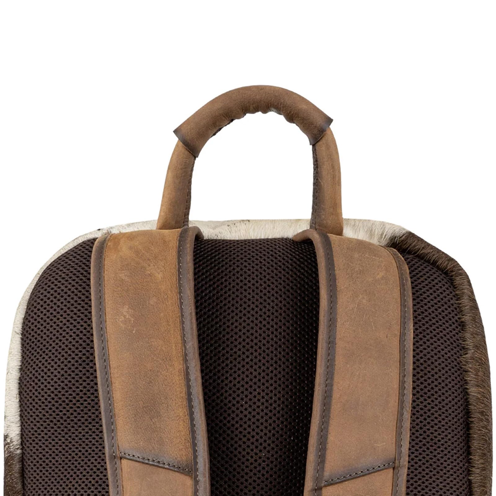 STS Ranchwear Women's Roswell Faye Tan Cowhide Backpack - Stylish Leather Backpack for Women, Durable Cowhide Purse for Work, Travel & Outdoor Adventures