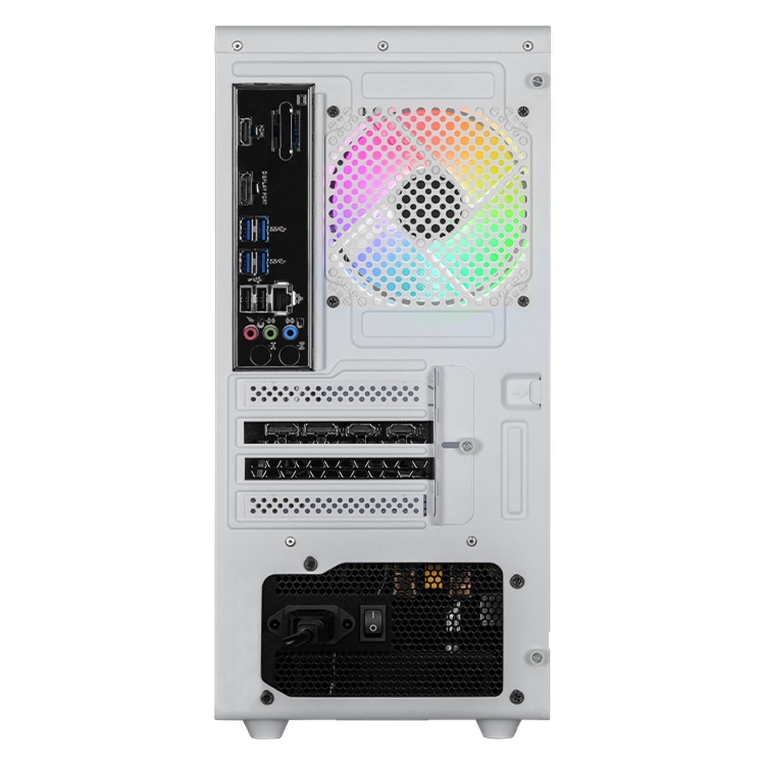 Xtreme Pro Gaming PC - NVIDIA GeForce RTX 3050, AMD Ryzen 7 5800X, 16GB RAM, 1TB SSD, WiFi - White | High-Performance Desktop Computer for 4K Gaming, Streaming & Content Creation