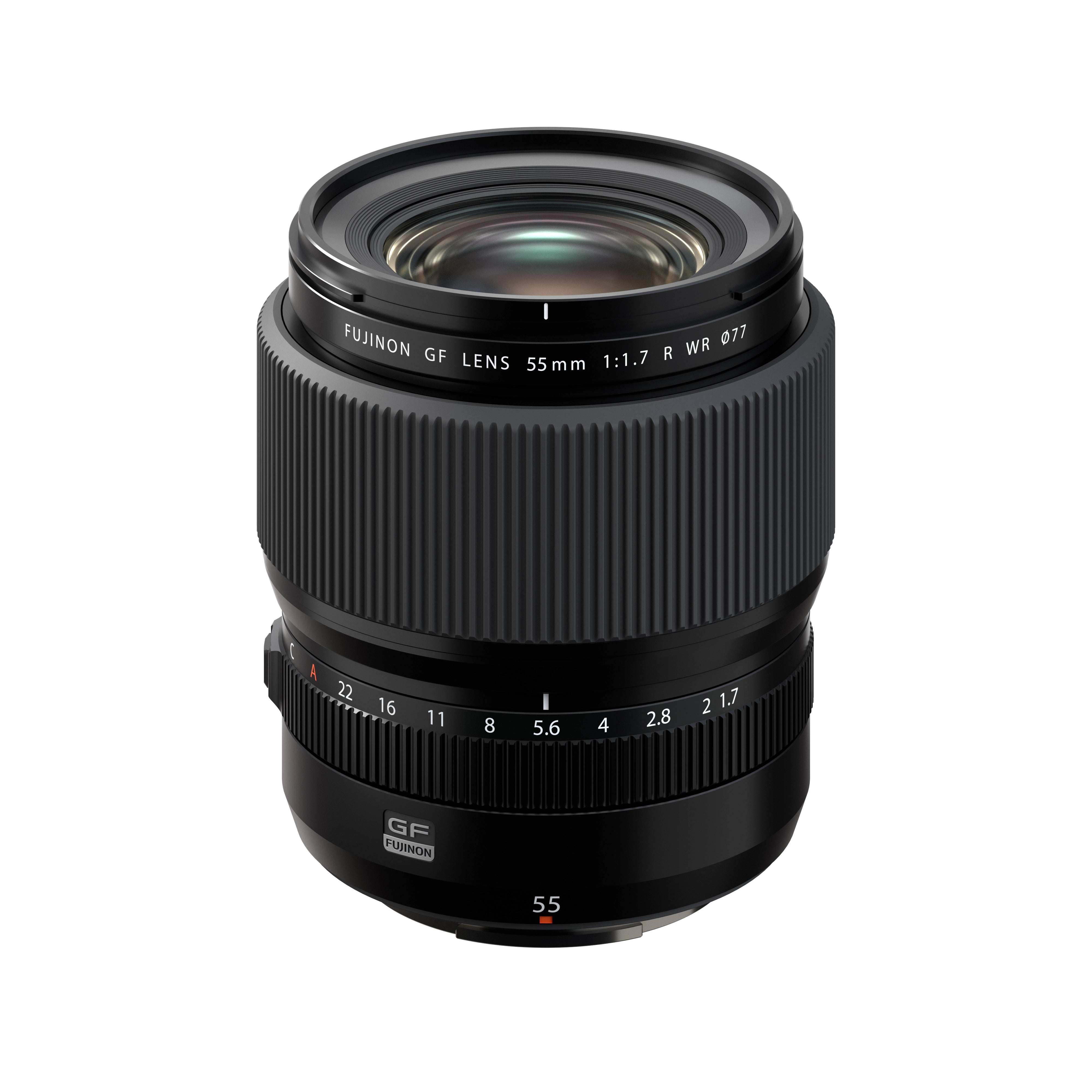 FUJINON GF 55mm F1.7 R WR Lens - Premium Medium Format Portrait & Low Light Photography Lens for Fujifilm GFX Cameras - Perfect for Wedding, Studio & Street Photography