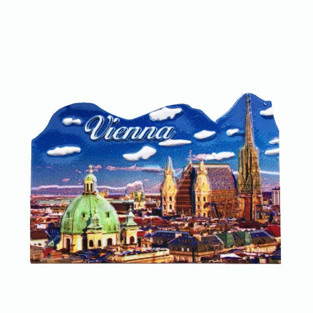 Vienna Austria Fridge Magnet - Souvenir Gift Set for Home & Kitchen Decor - Whiteboard Magnetic Sticker - Perfect for Travel Memories, Refrigerator Organization & Office Bulletin Boards